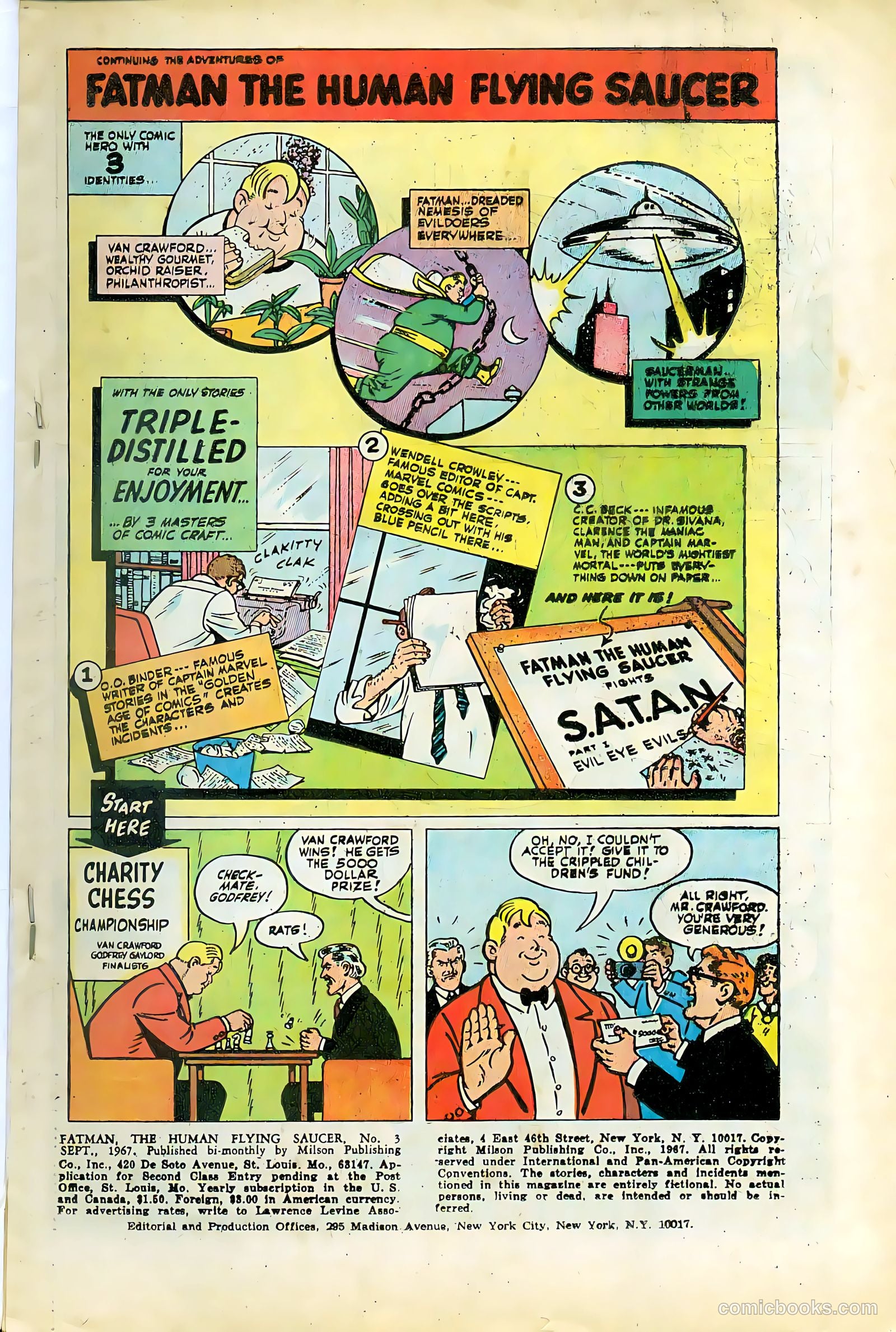 Fatman the Human Flying Saucer #3 (1967) — page 3 of 68