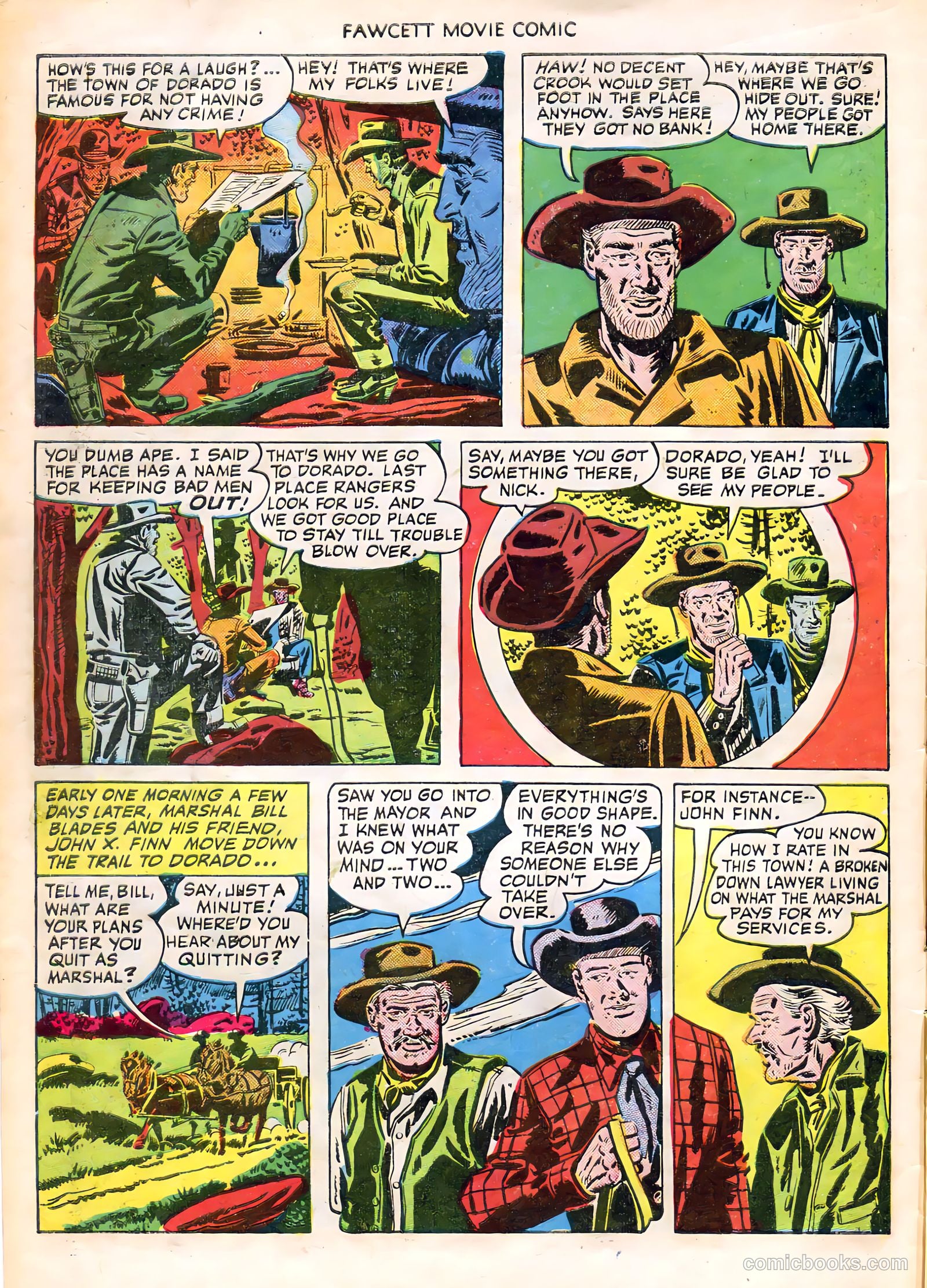 Fawcett Movie Comic #10 (1951) — page 6 of 36