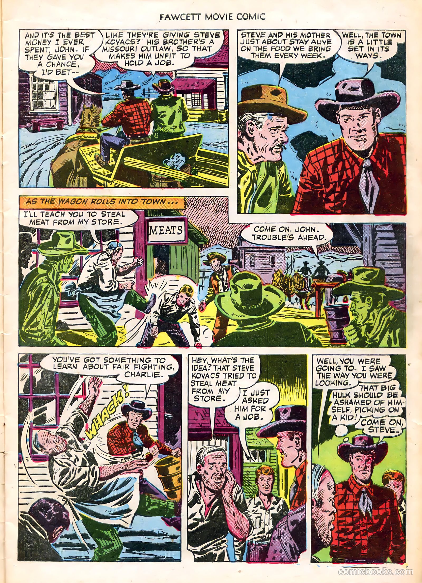 Fawcett Movie Comic #10 (1951) — page 7 of 36