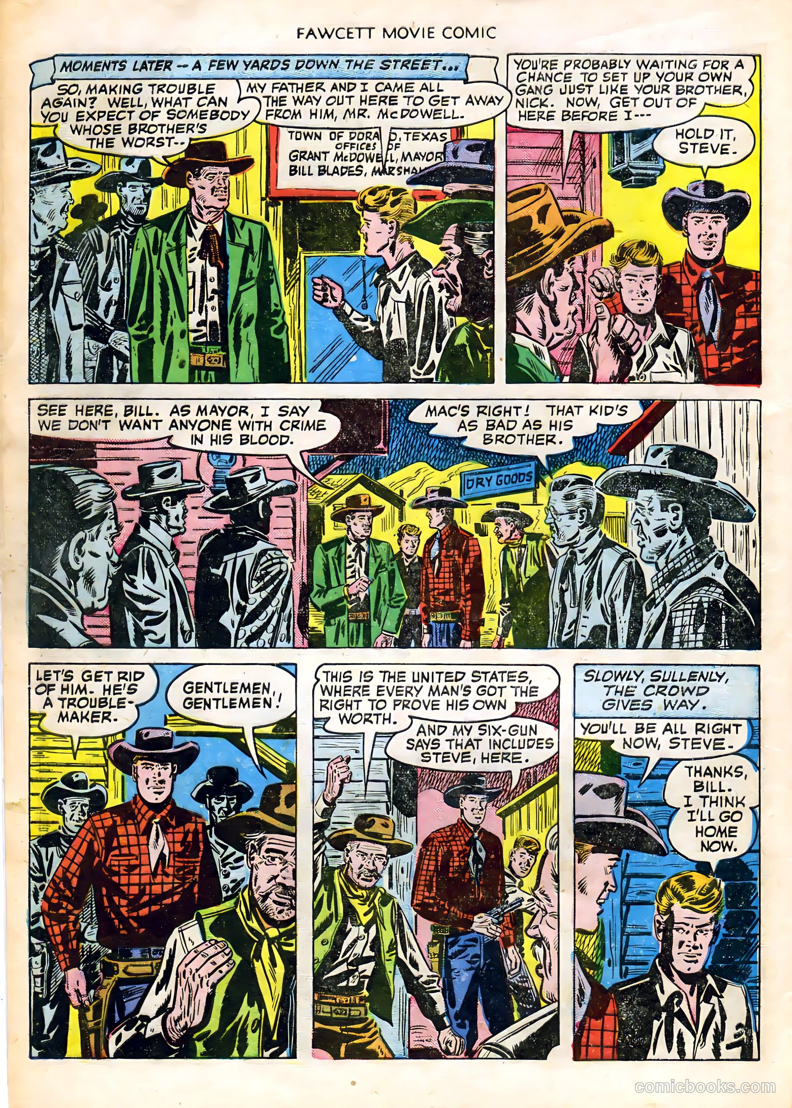 Fawcett Movie Comic #10 (1951) — page 8 of 36