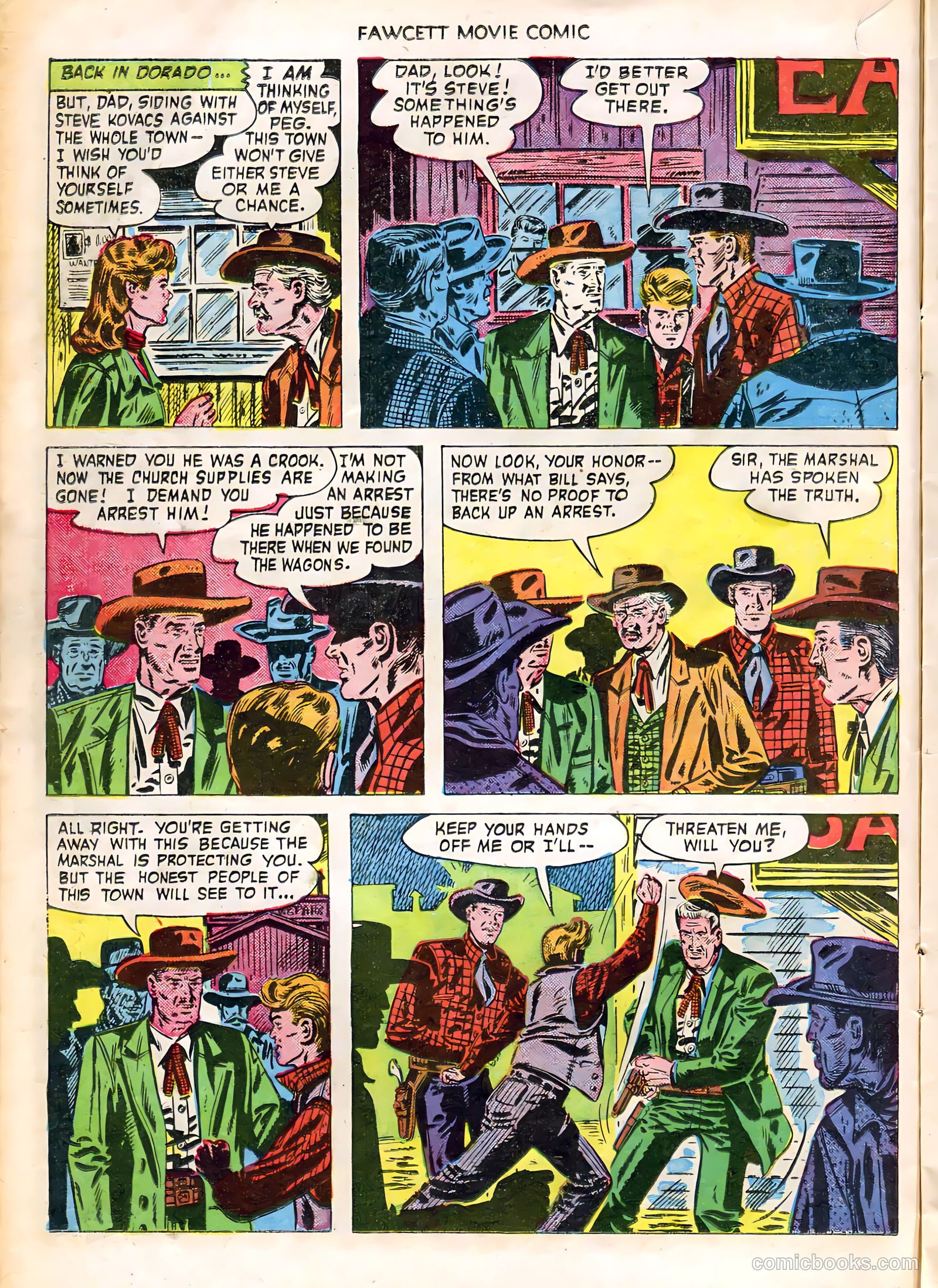 Fawcett Movie Comic #10 (1951) — page 14 of 36