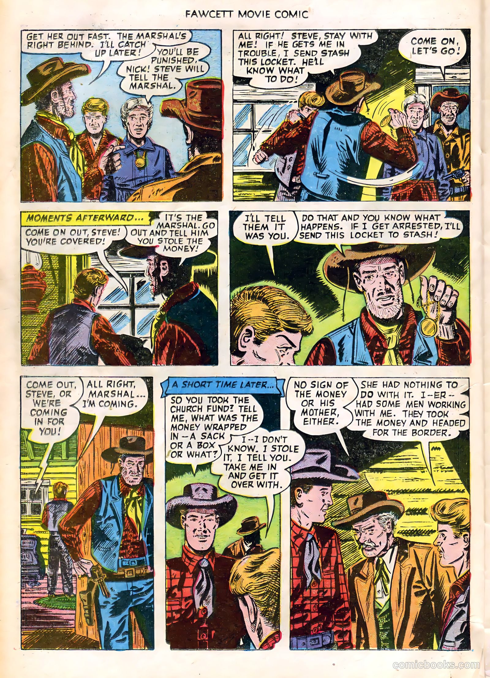 Fawcett Movie Comic #10 (1951) — page 22 of 36