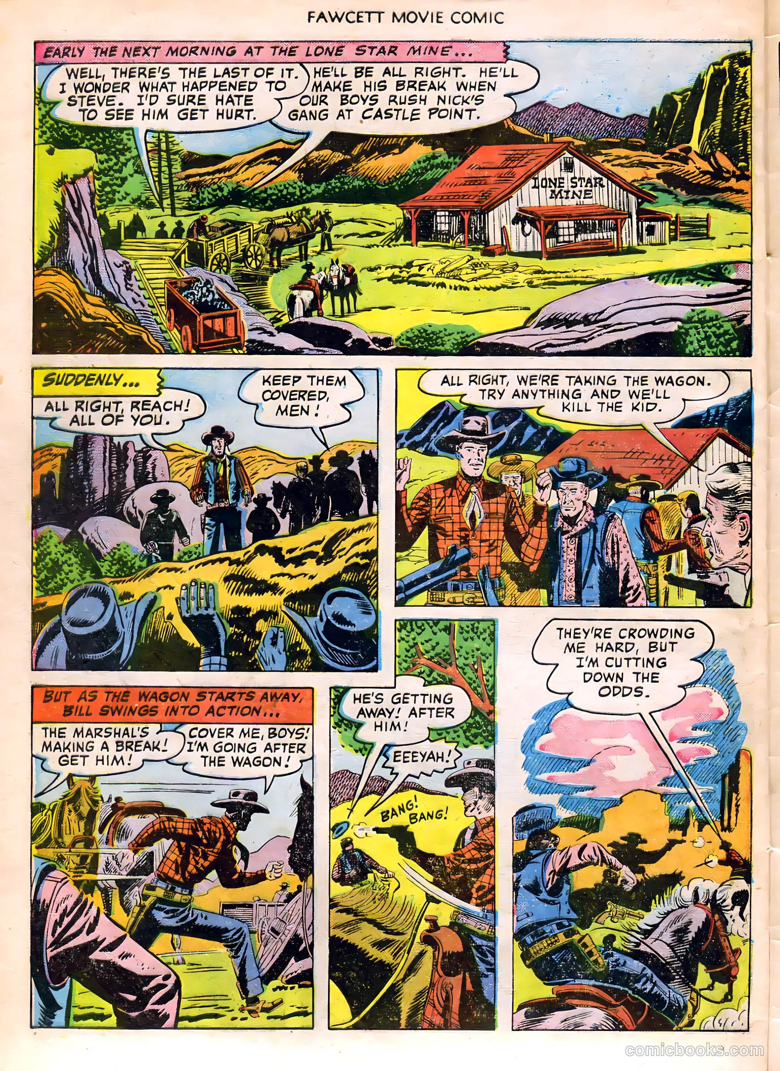 Fawcett Movie Comic #10 (1951) — page 32 of 36