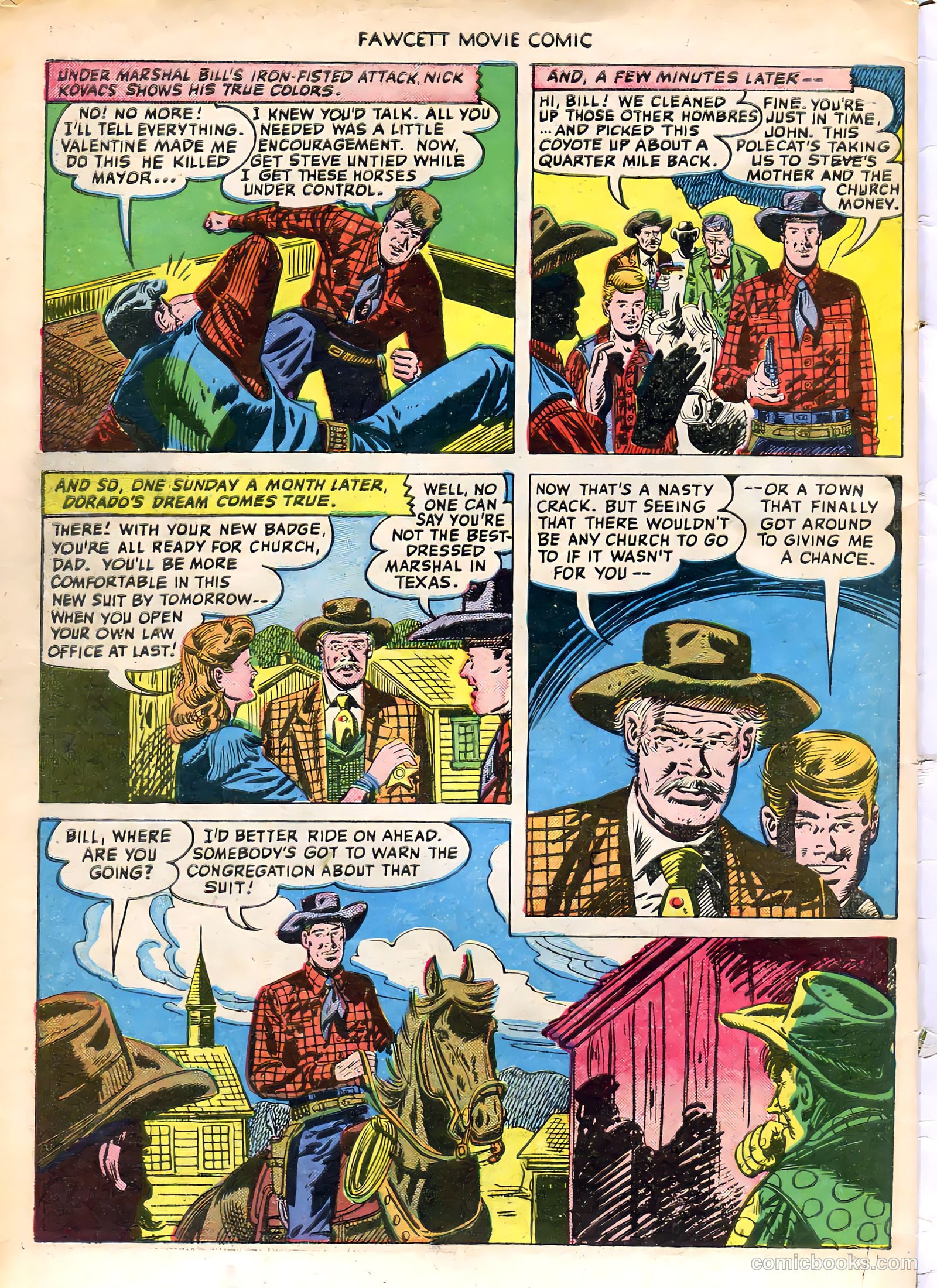 Fawcett Movie Comic #10 (1951) — page 34 of 36