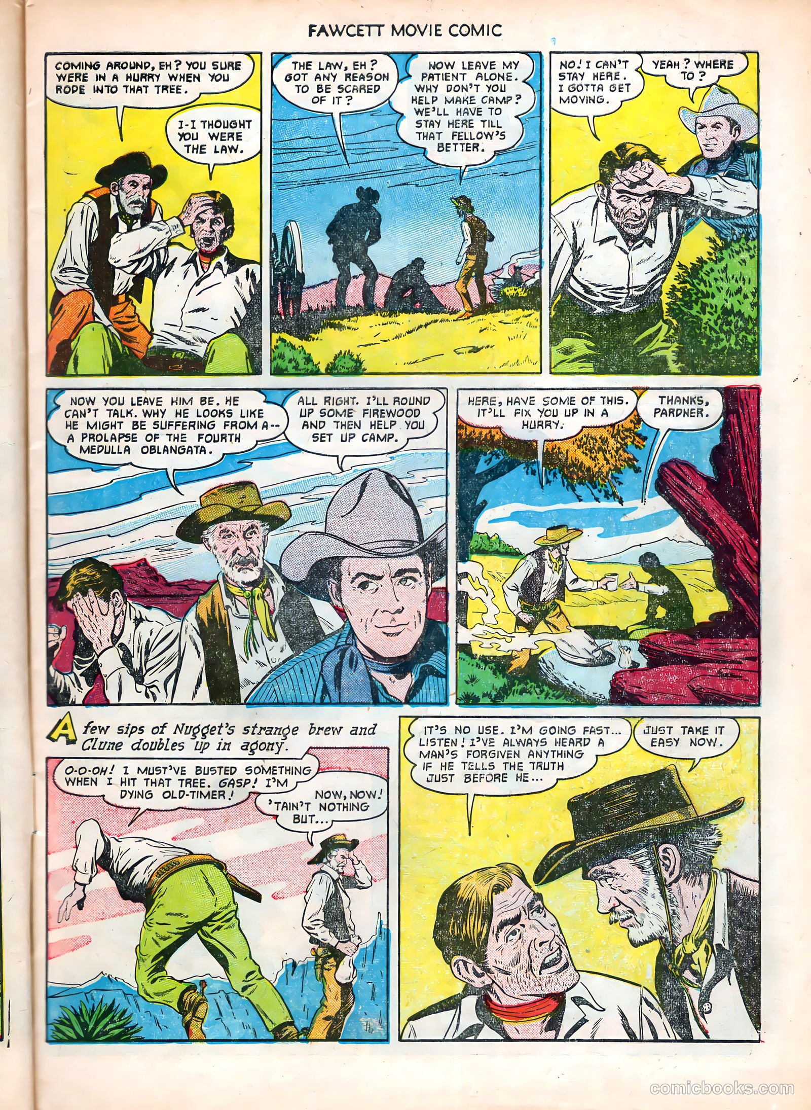 Fawcett Movie Comic #12 (1951) — page 7 of 36