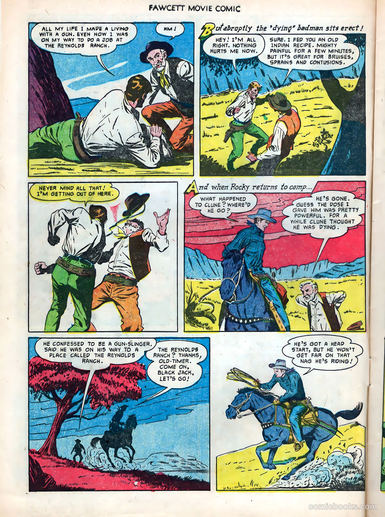 Fawcett Movie Comic #12 (1951) — page 8 of 36