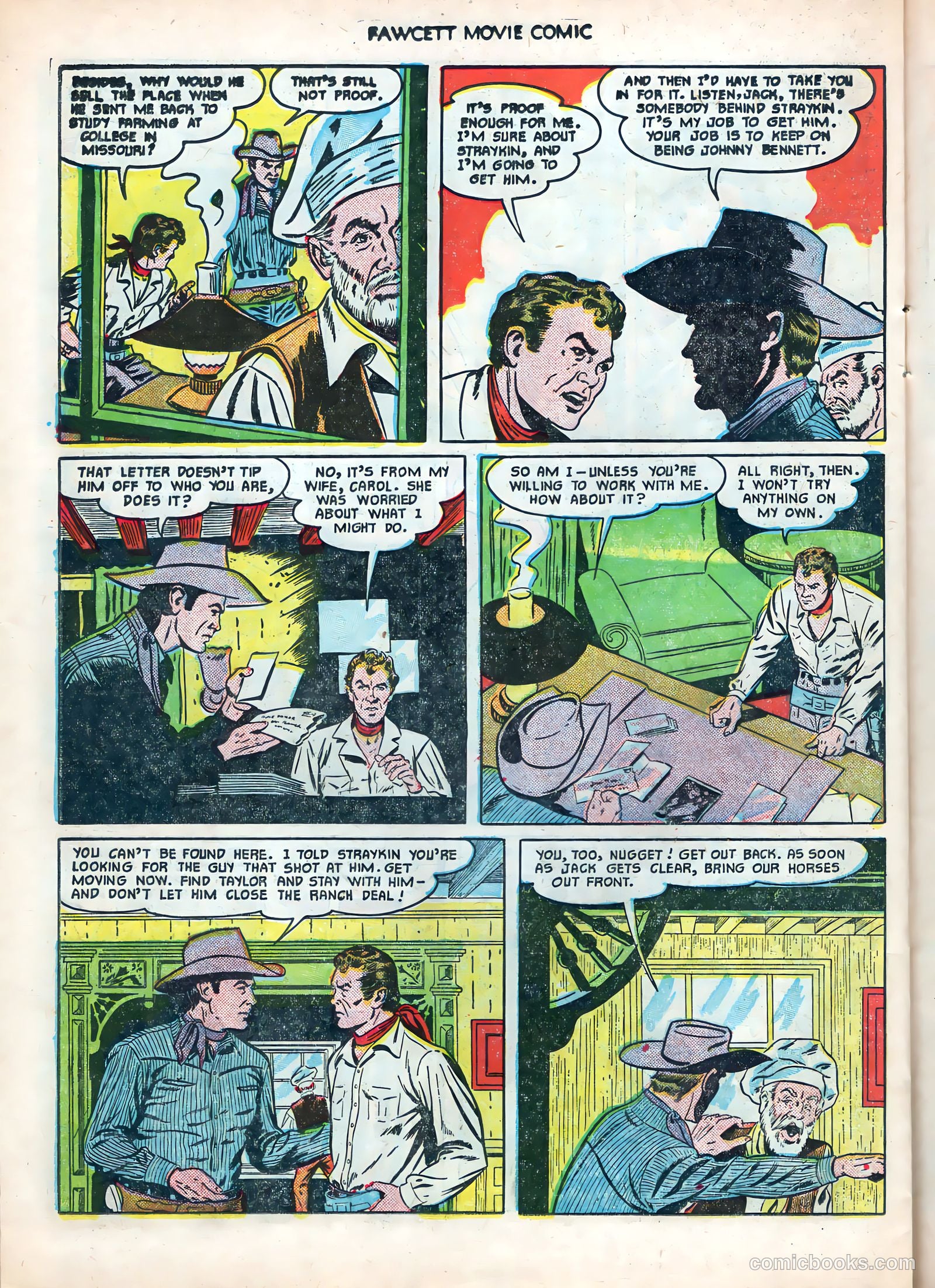 Fawcett Movie Comic #12 (1951) — page 22 of 36