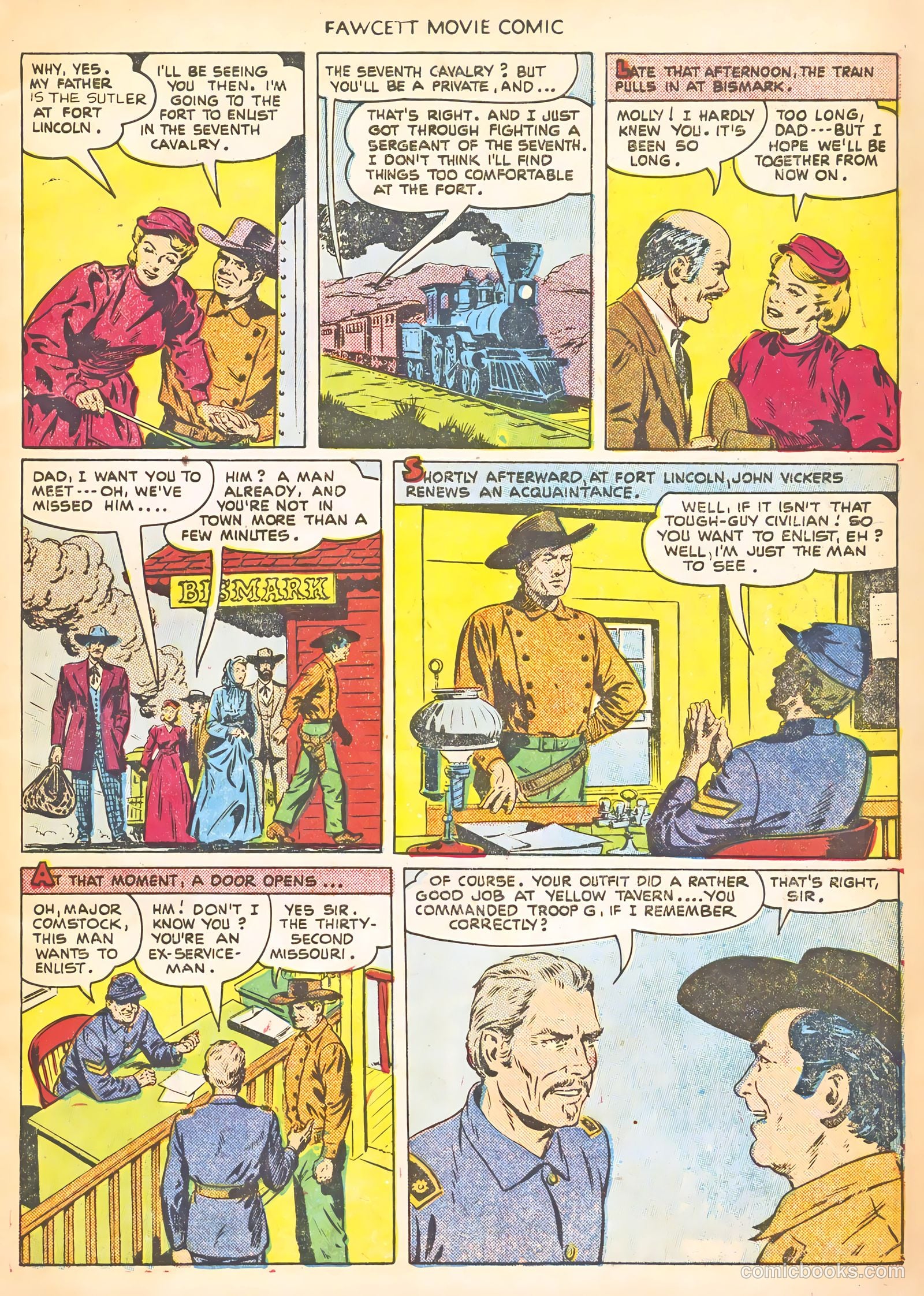 Fawcett Movie Comic #13 (1951) — page 7 of 36