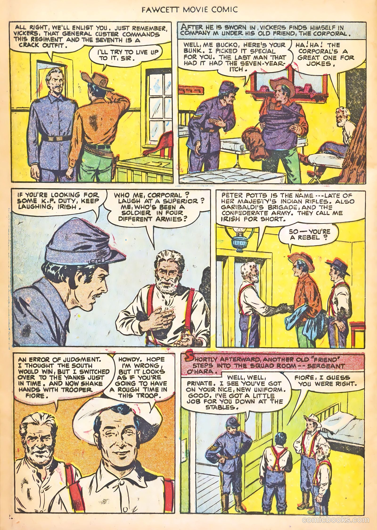 Fawcett Movie Comic #13 (1951) — page 8 of 36