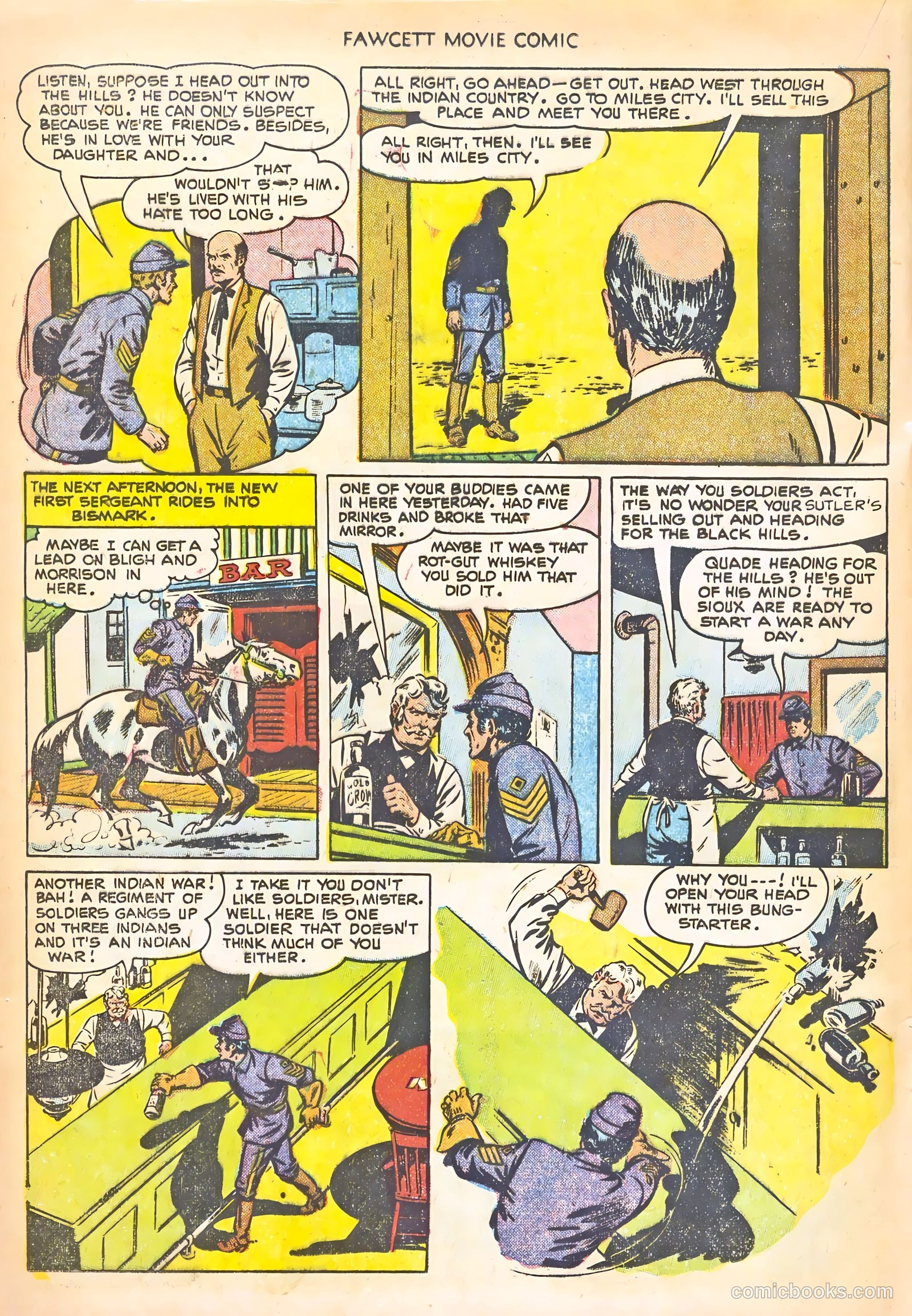 Fawcett Movie Comic #13 (1951) — page 20 of 36