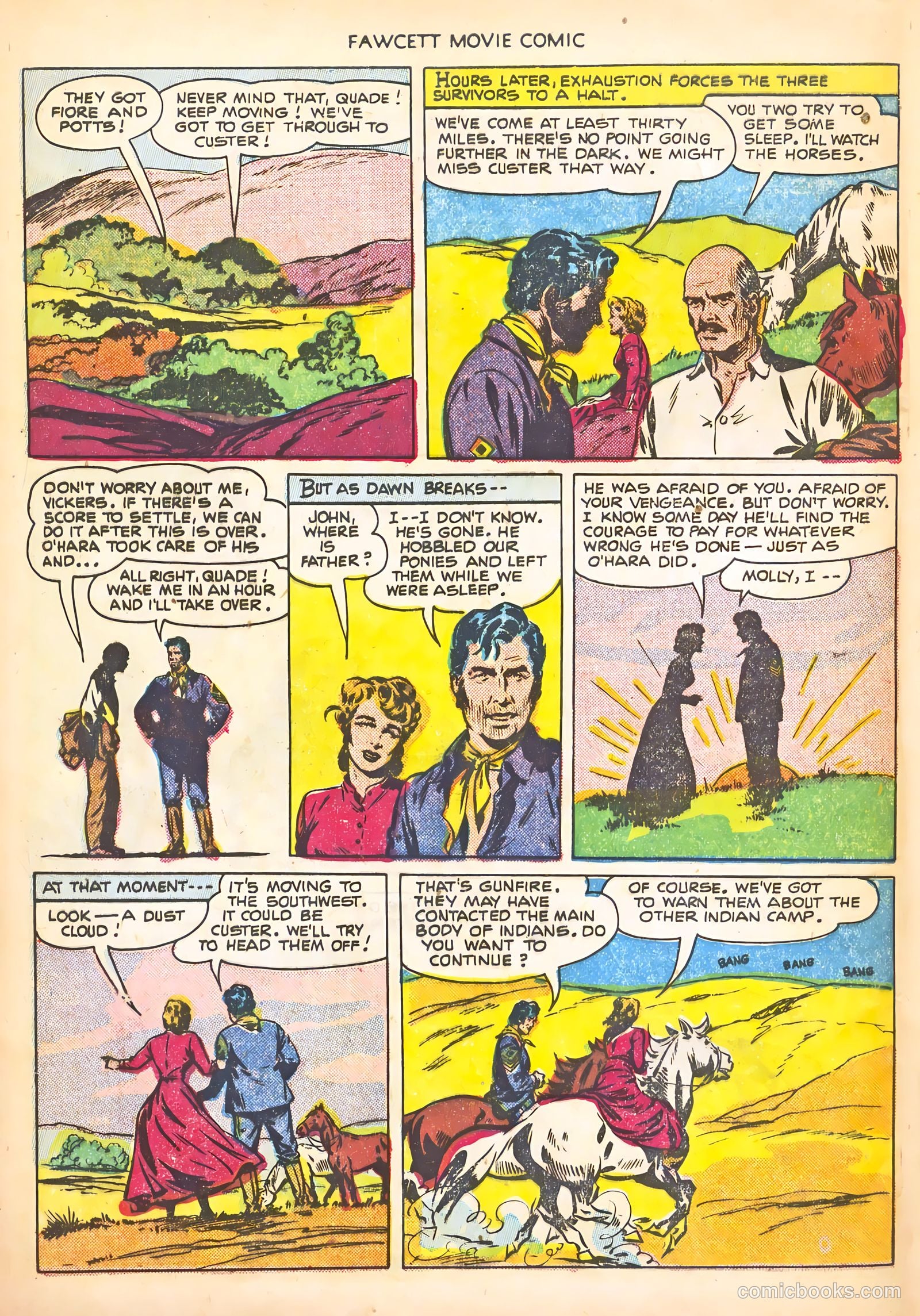 Fawcett Movie Comic #13 (1951) — page 32 of 36