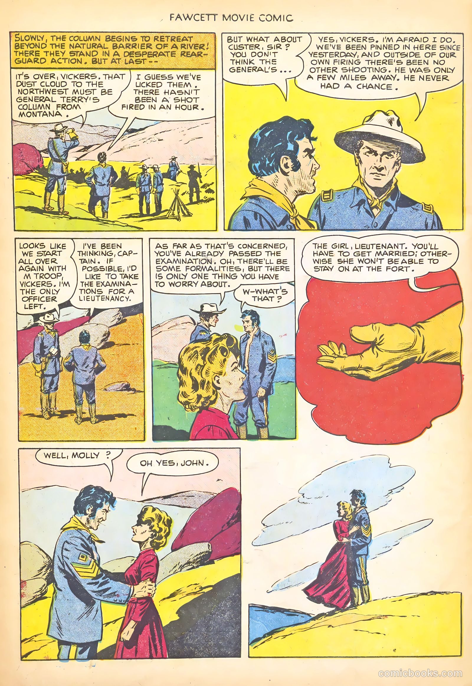 Fawcett Movie Comic #13 (1951) — page 34 of 36
