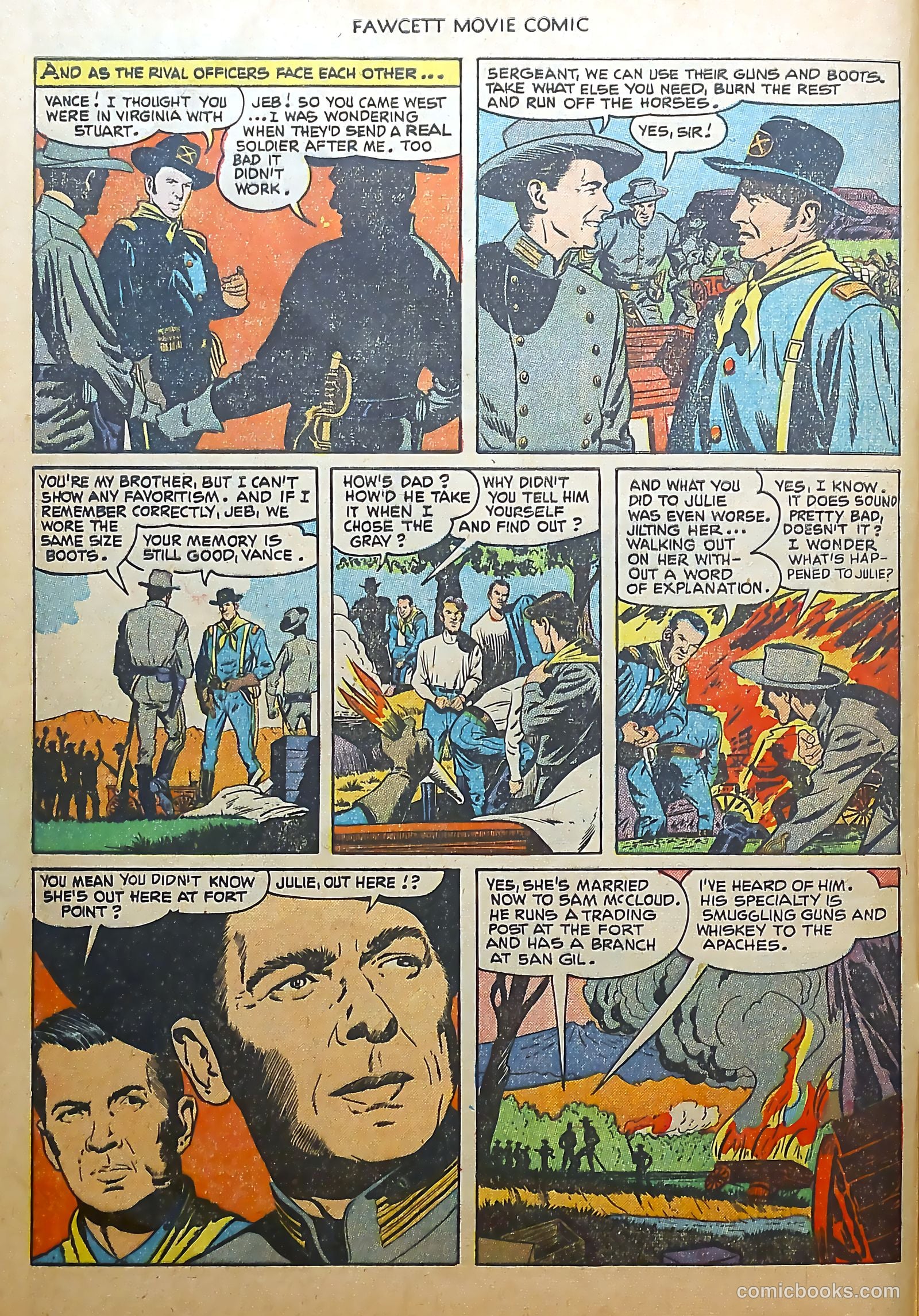 Fawcett Movie Comic #14 (1951) — page 8 of 36