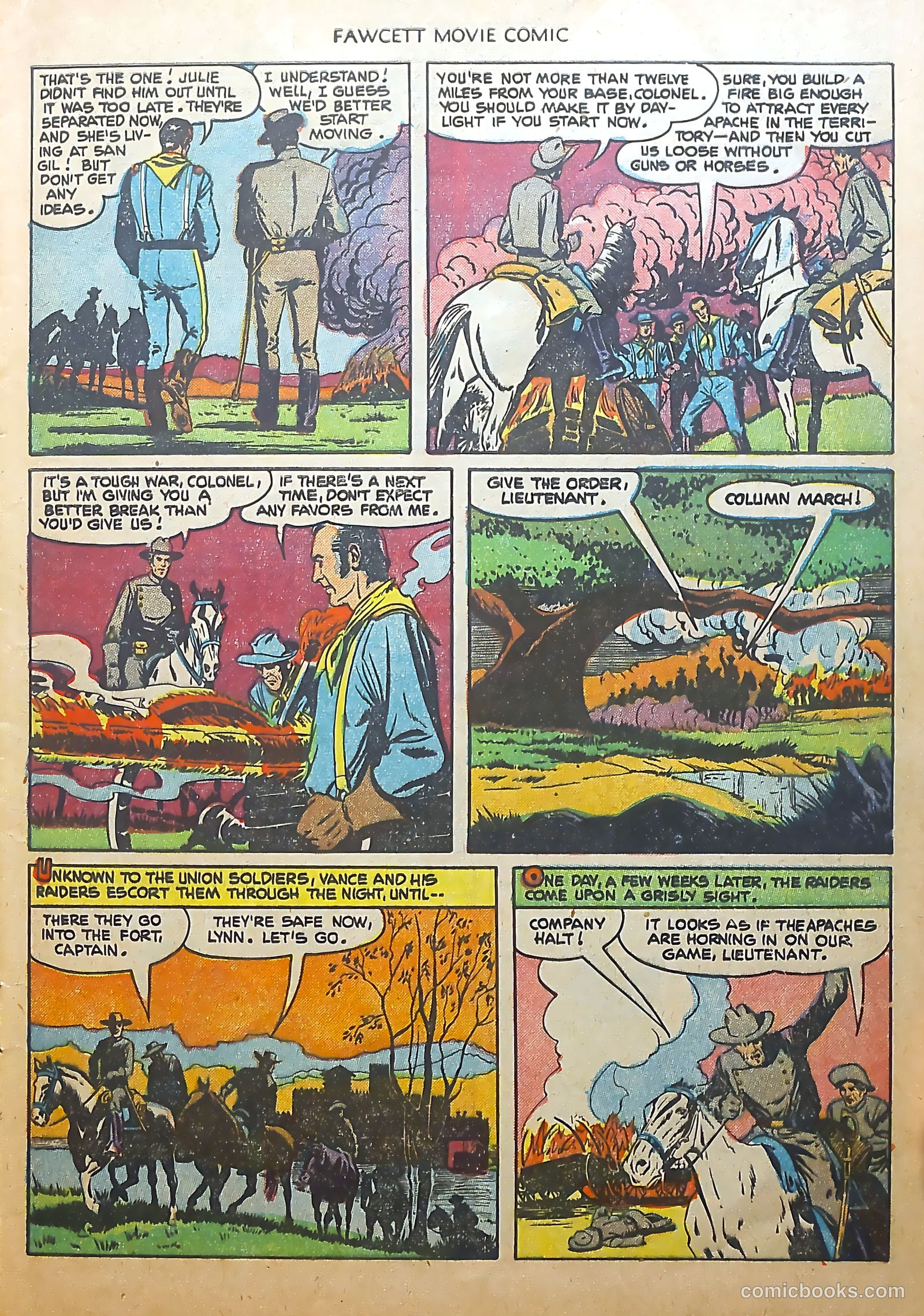 Fawcett Movie Comic #14 (1951) — page 9 of 36