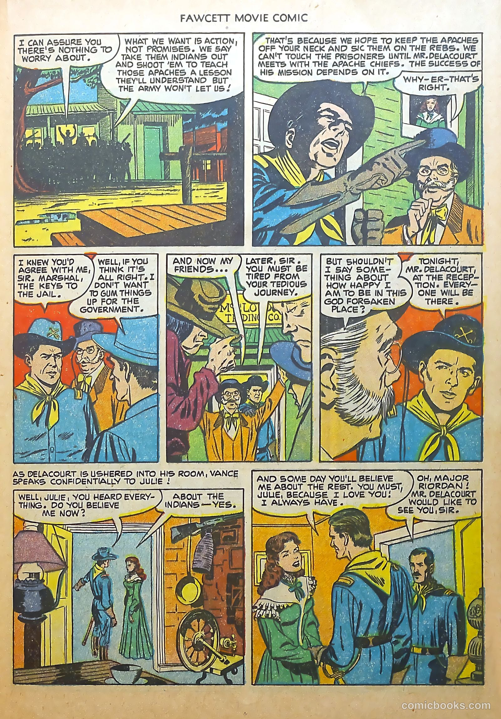 Fawcett Movie Comic #14 (1951) — page 21 of 36