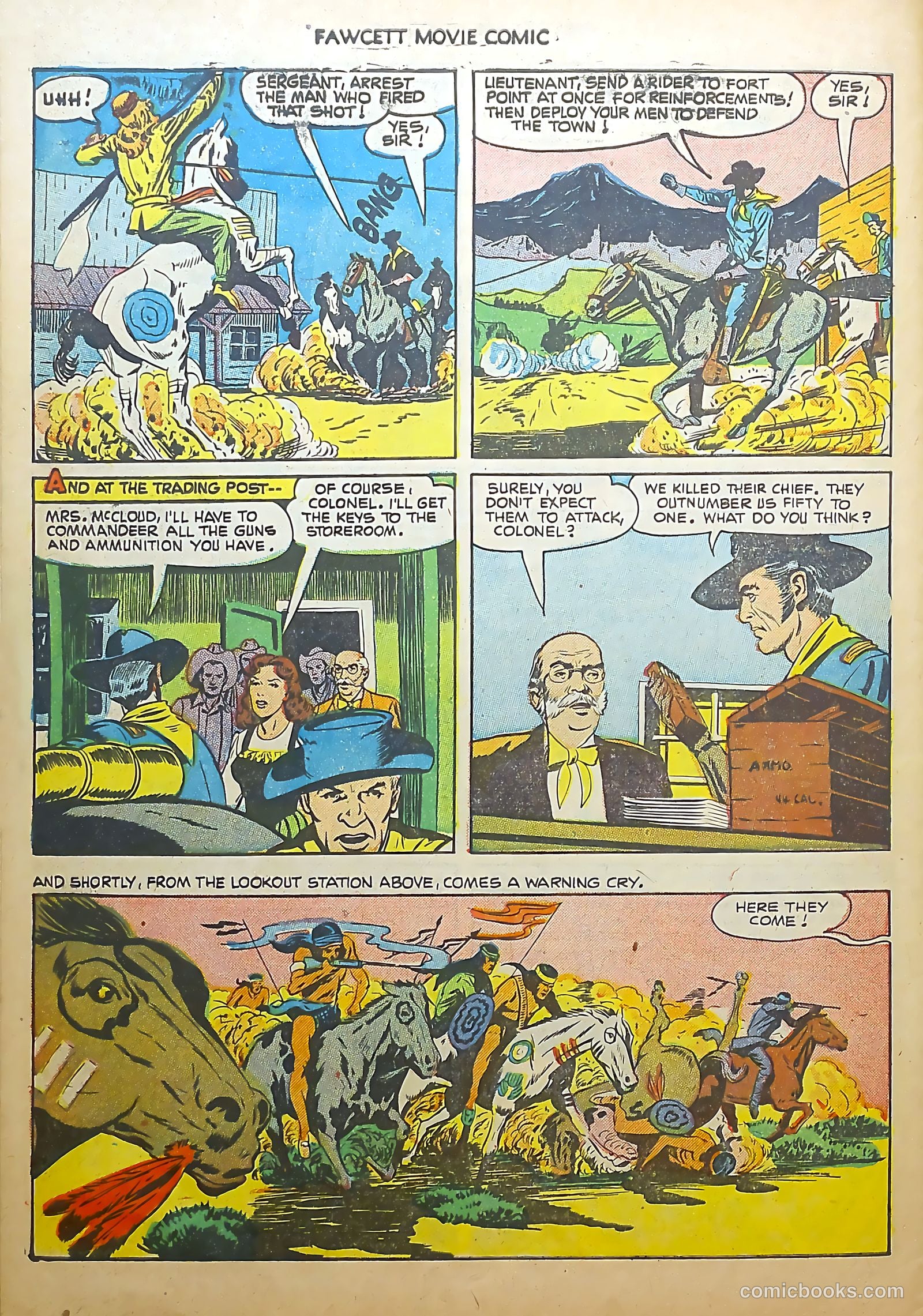 Fawcett Movie Comic #14 (1951) — page 30 of 36