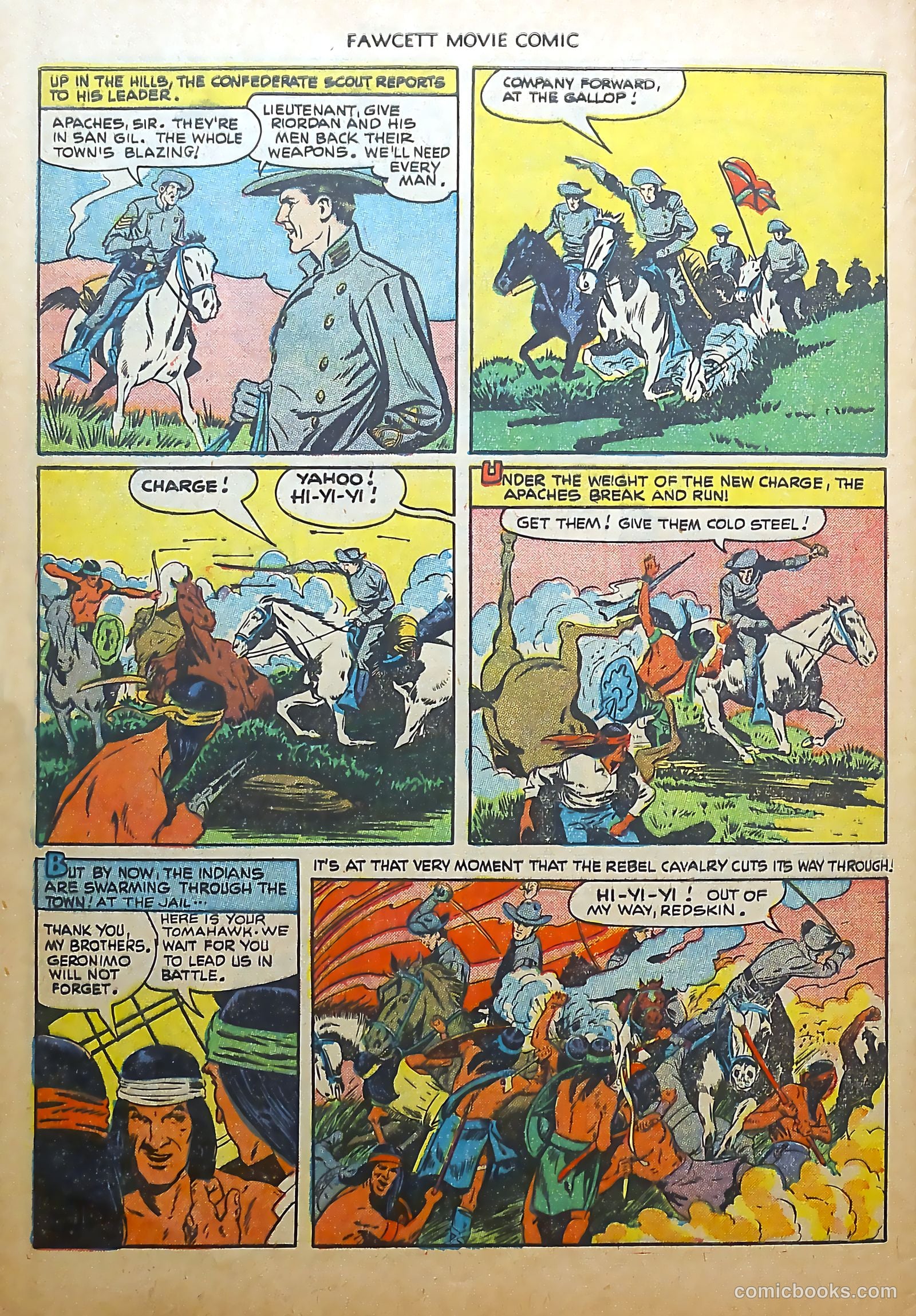 Fawcett Movie Comic #14 (1951) — page 32 of 36