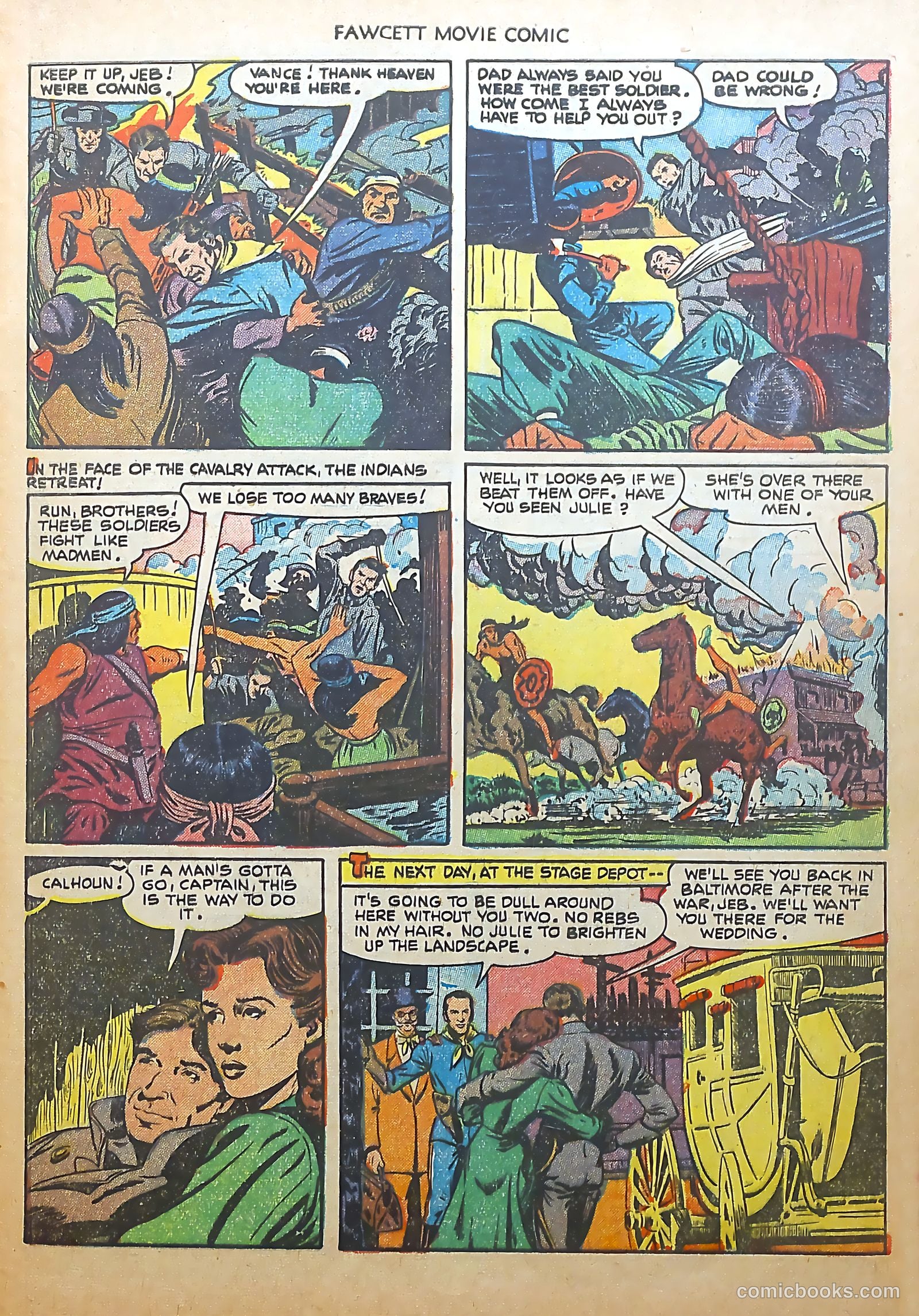 Fawcett Movie Comic #14 (1951) — page 33 of 36
