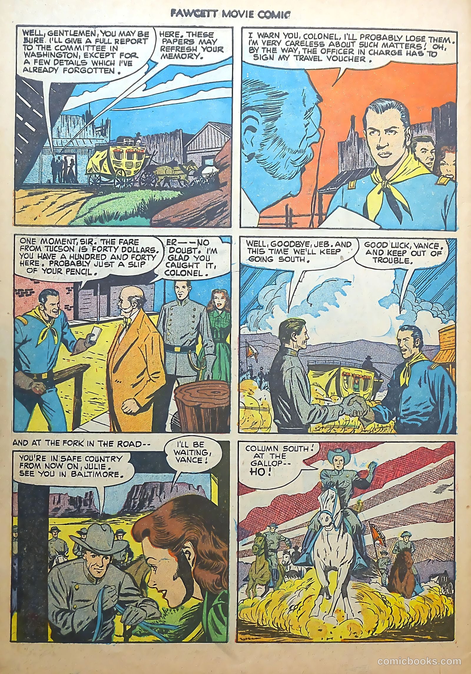 Fawcett Movie Comic #14 (1951) — page 34 of 36