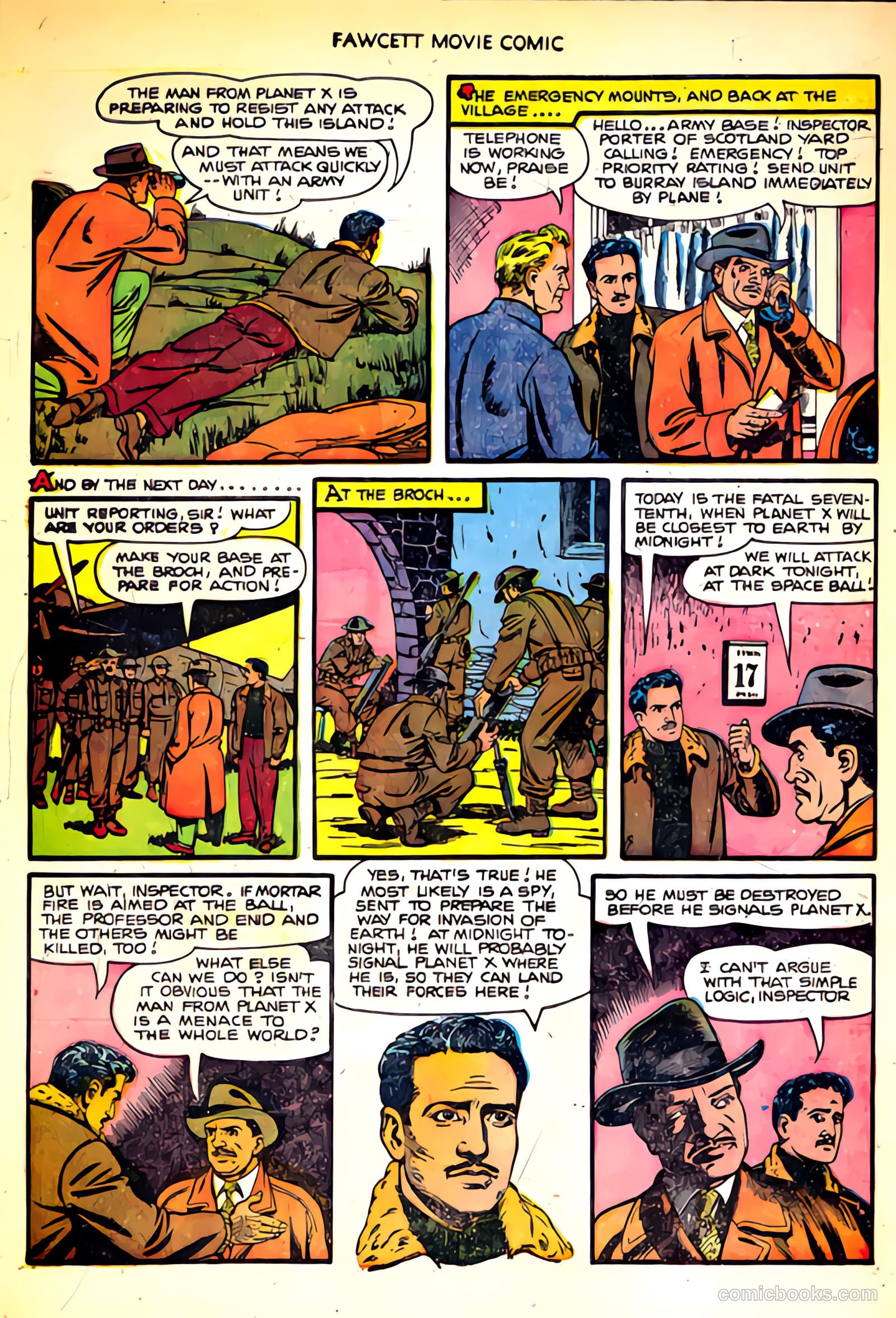 Fawcett Movie Comic #15 (1952) — page 30 of 36