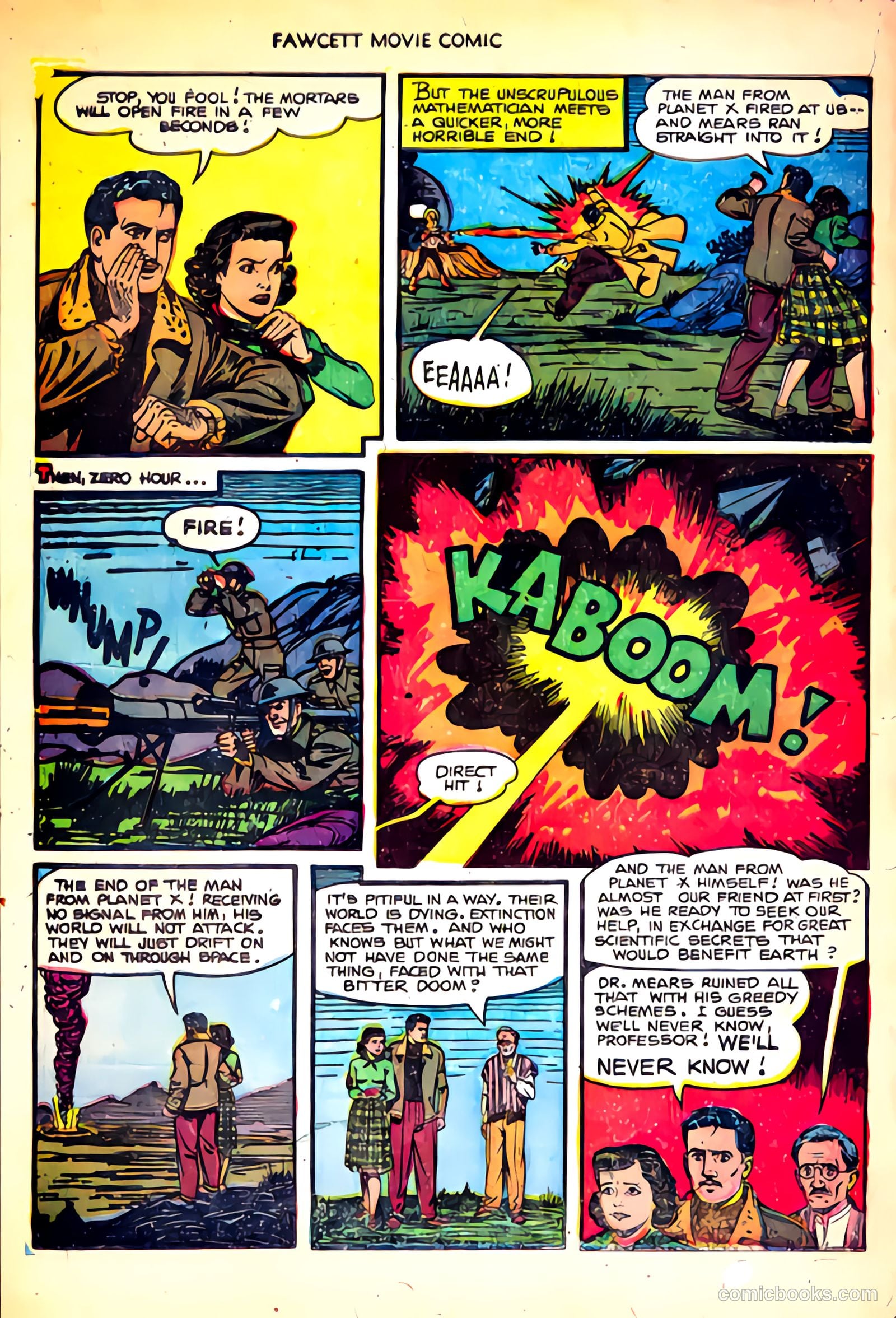 Fawcett Movie Comic #15 (1952) — page 34 of 36