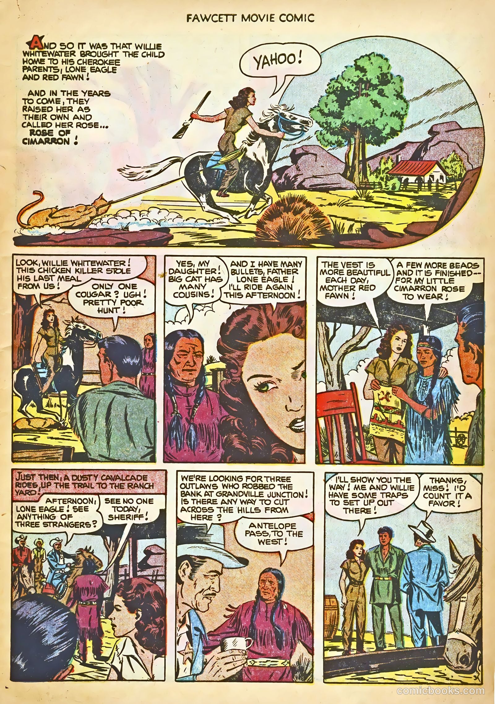 Fawcett Movie Comic #17 (1952) — page 7 of 36