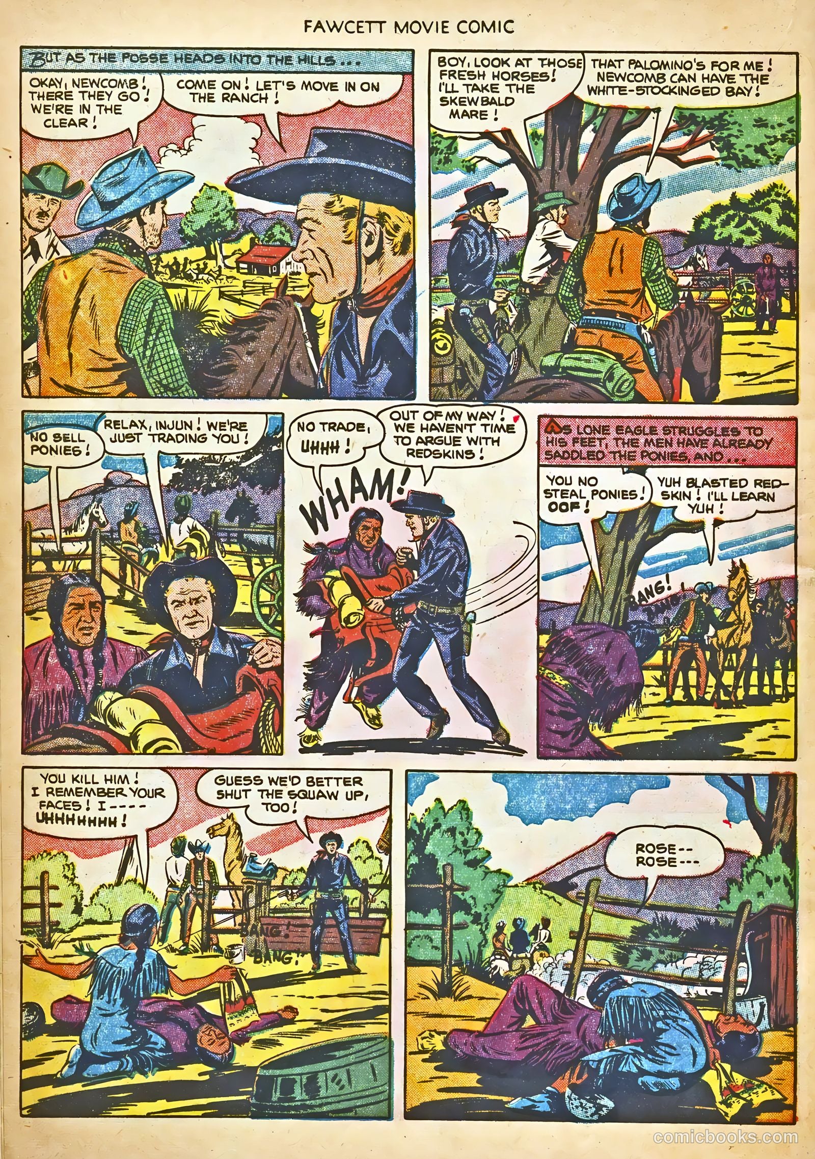 Fawcett Movie Comic #17 (1952) — page 8 of 36