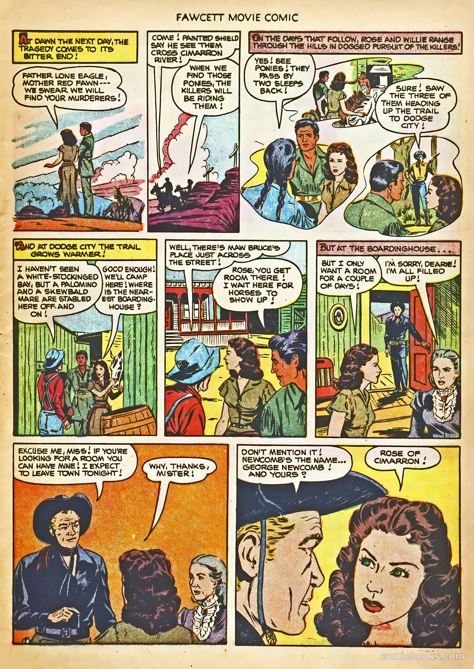 Fawcett Movie Comic #17 (1952) — page 9 of 36