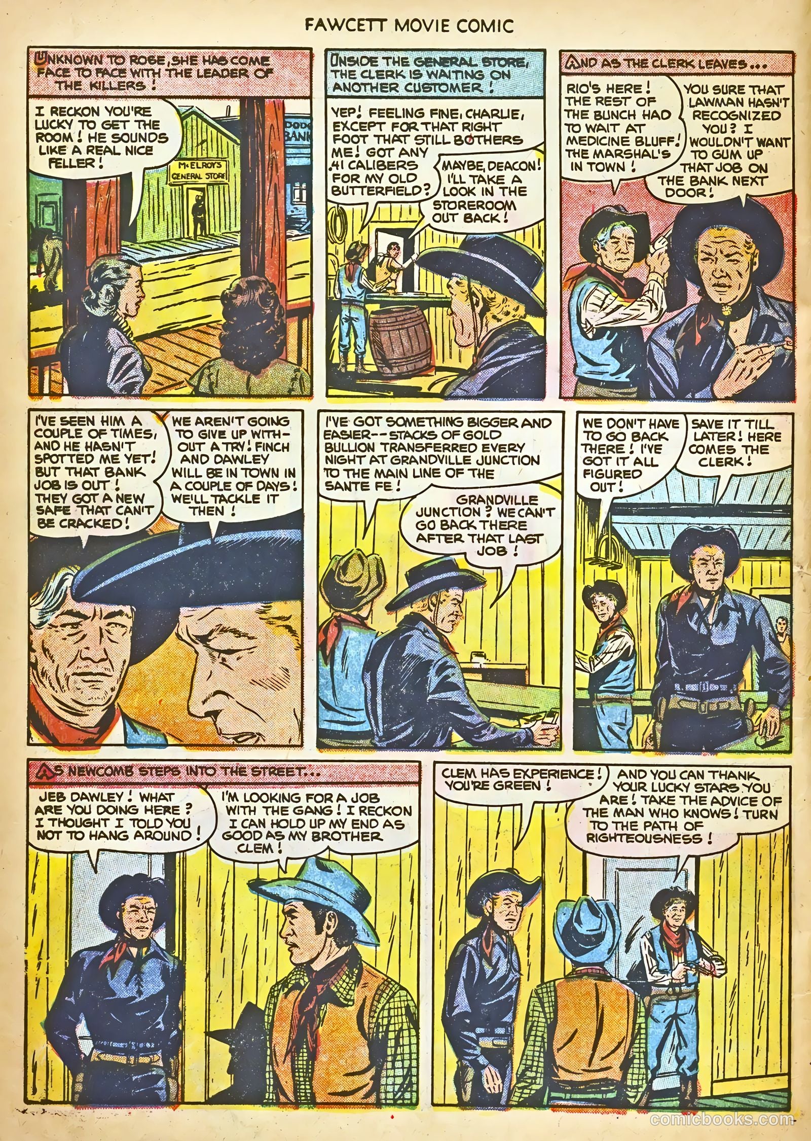 Fawcett Movie Comic #17 (1952) — page 10 of 36