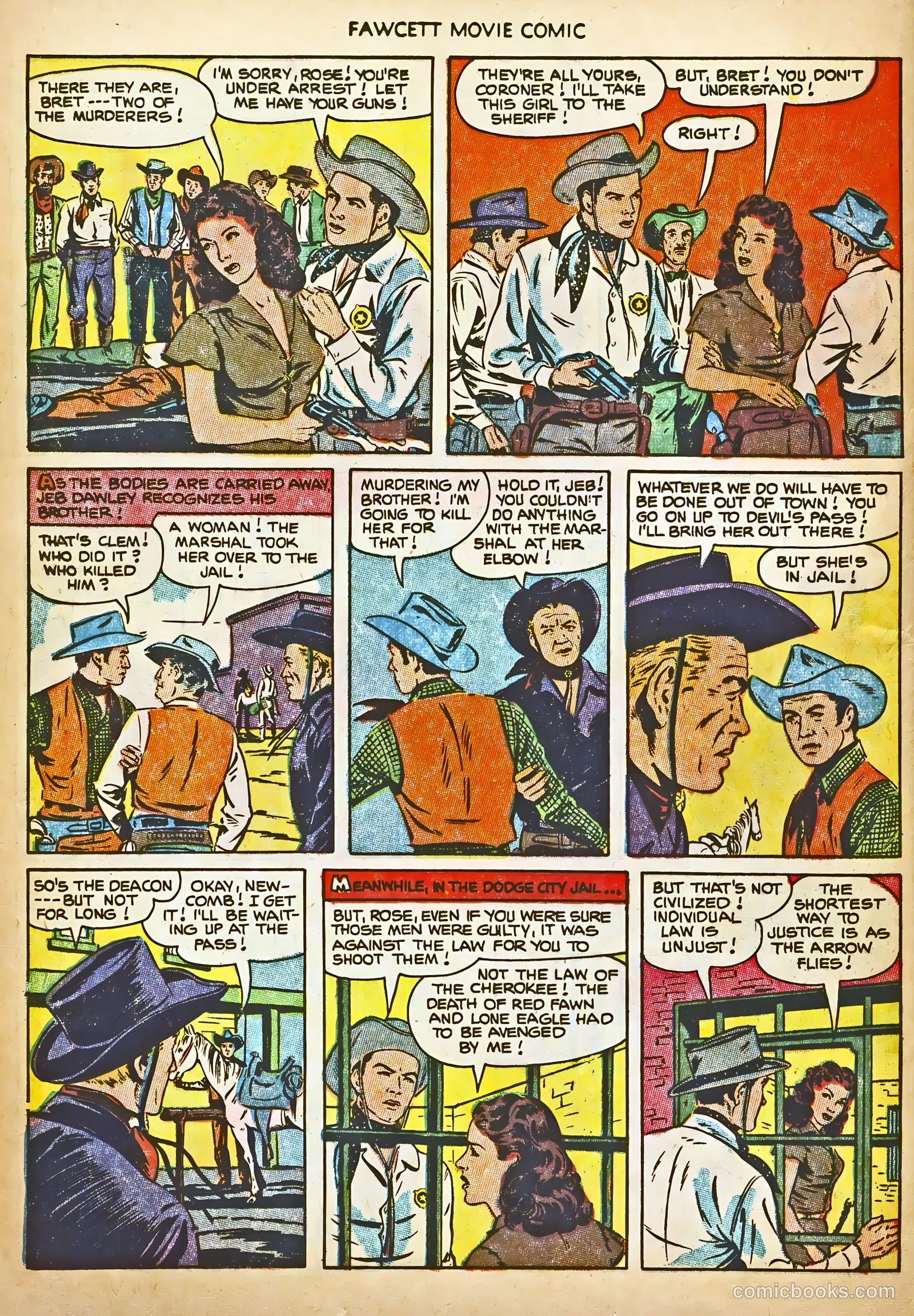 Fawcett Movie Comic #17 (1952) — page 16 of 36
