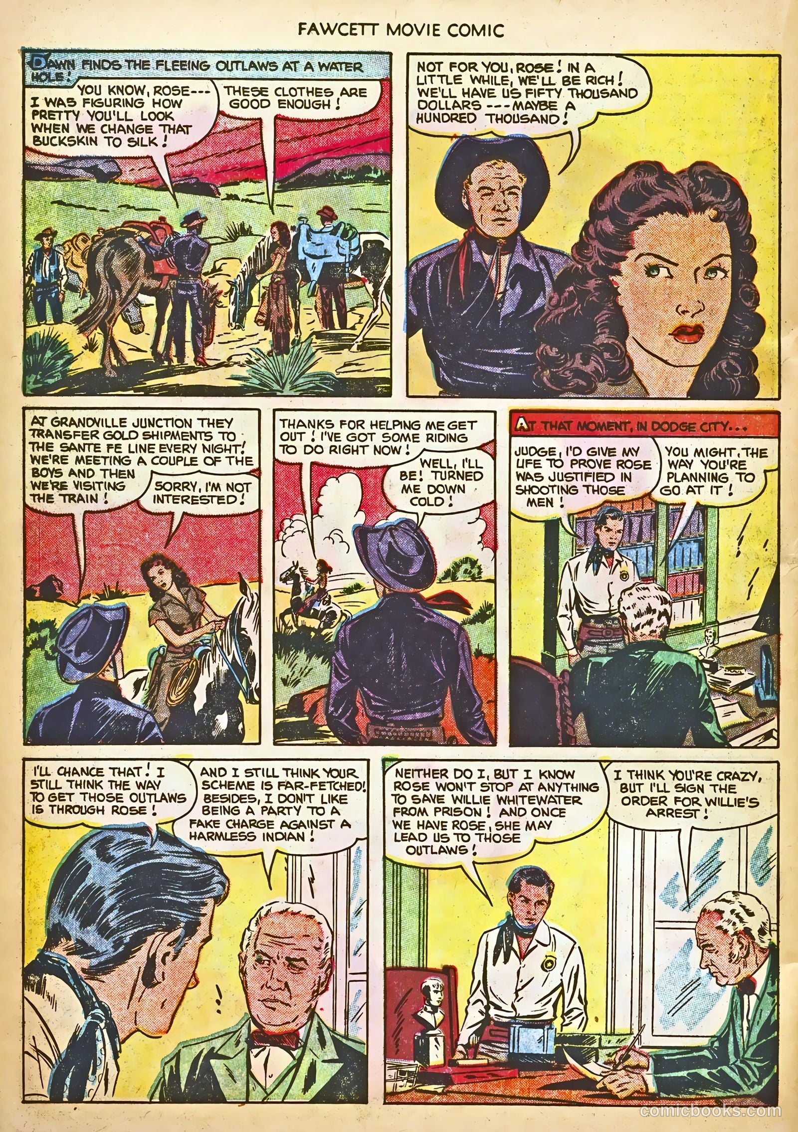 Fawcett Movie Comic #17 (1952) — page 22 of 36