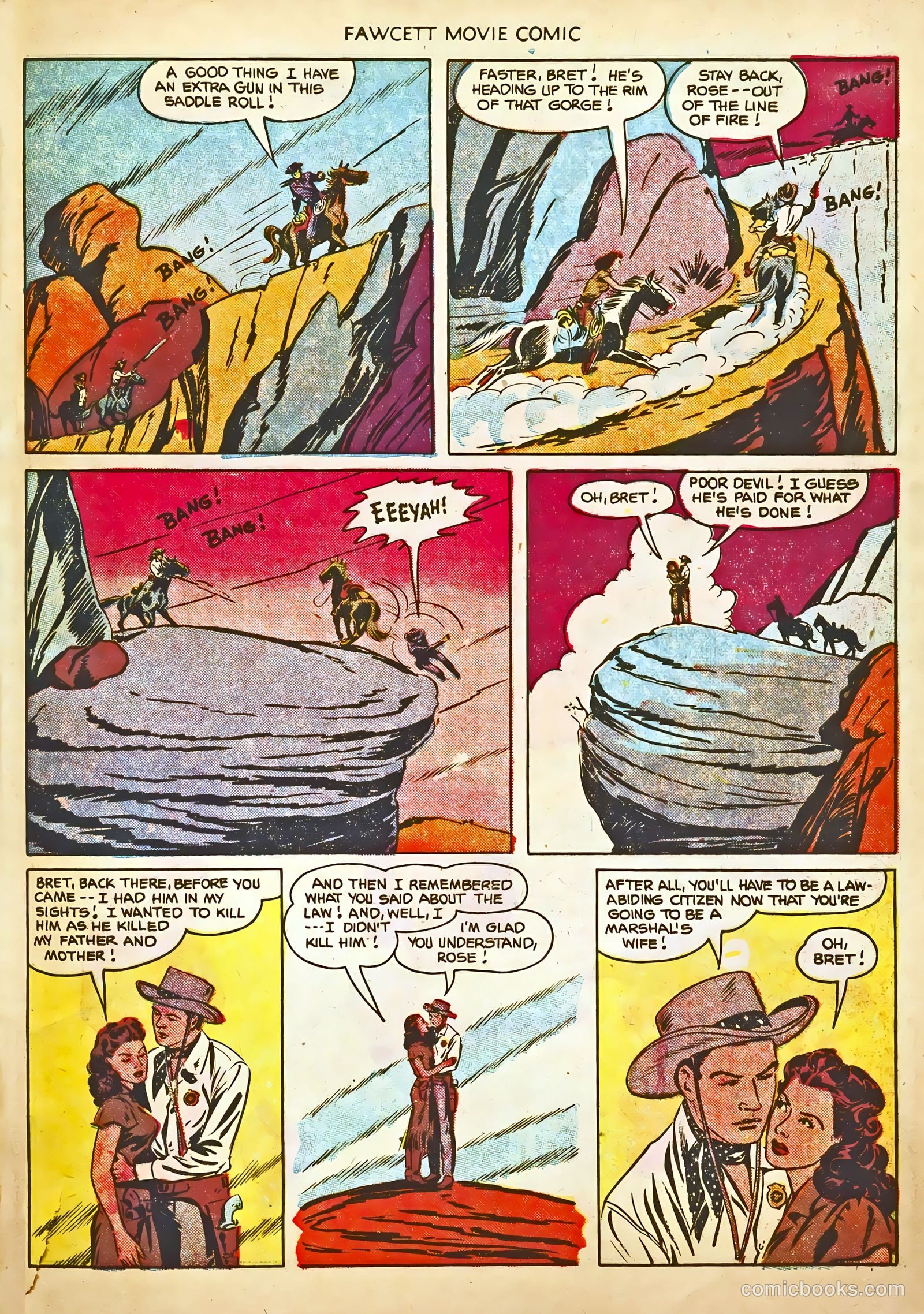 Fawcett Movie Comic #17 (1952) — page 33 of 36