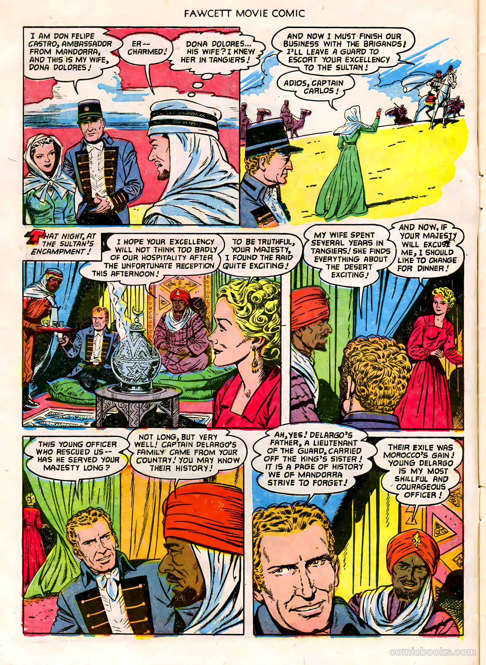 Fawcett Movie Comic #18 (1952) — page 6 of 36