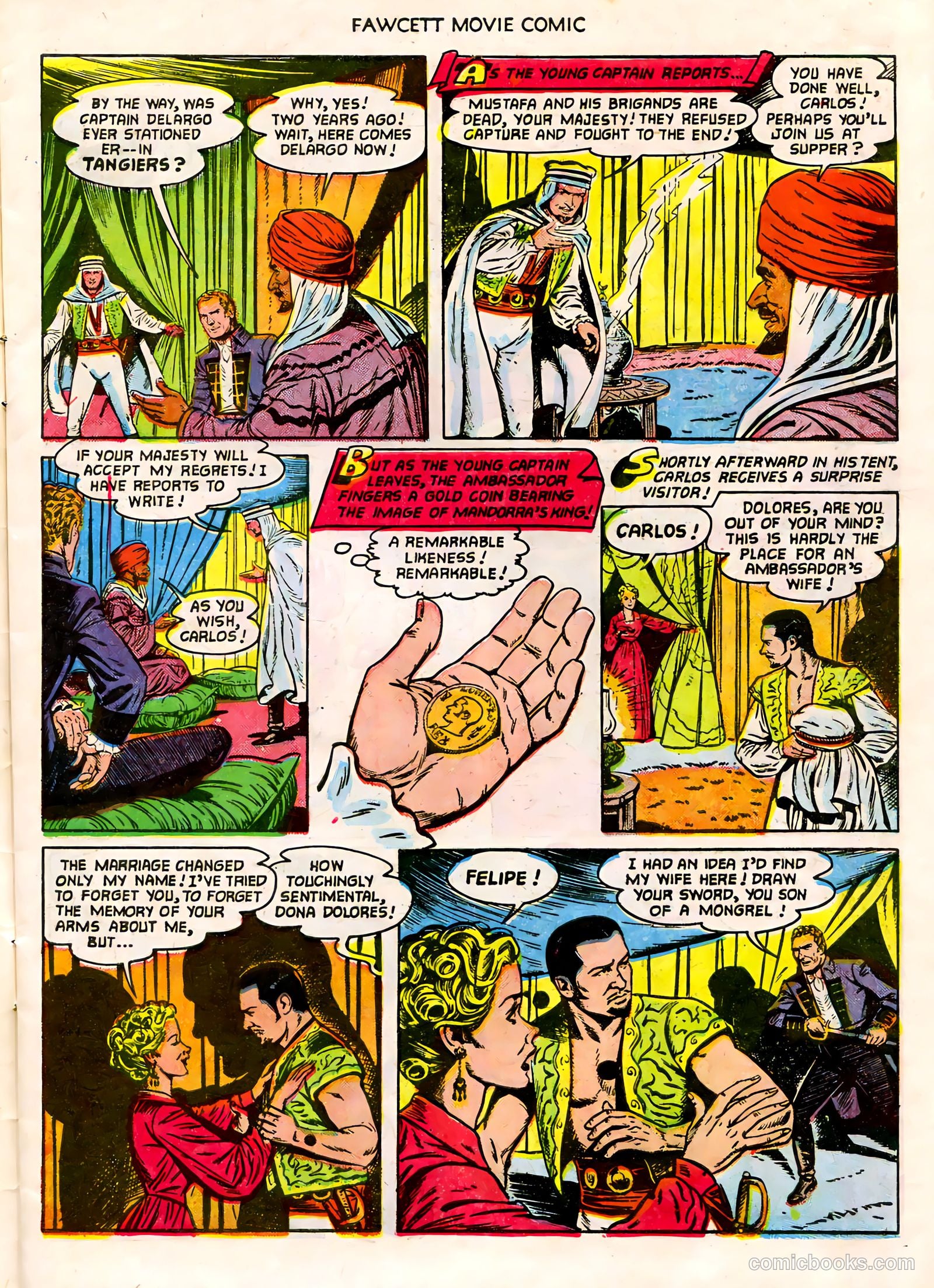Fawcett Movie Comic #18 (1952) — page 7 of 36