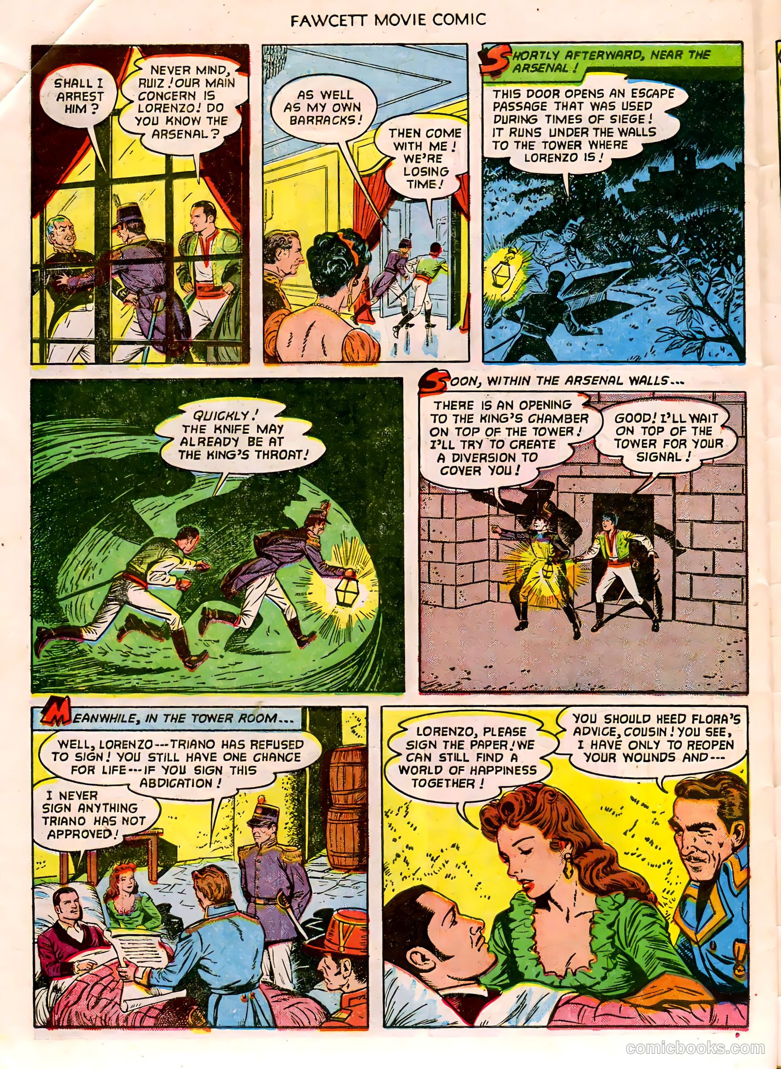 Fawcett Movie Comic #18 (1952) — page 30 of 36
