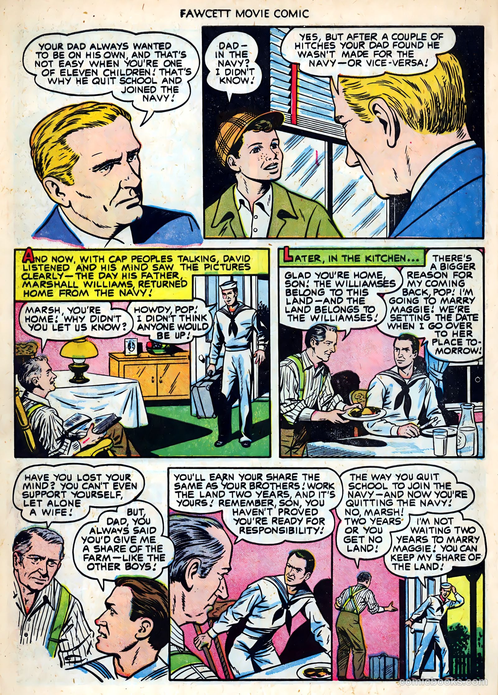Fawcett Movie Comic #19 (1952) — page 8 of 36