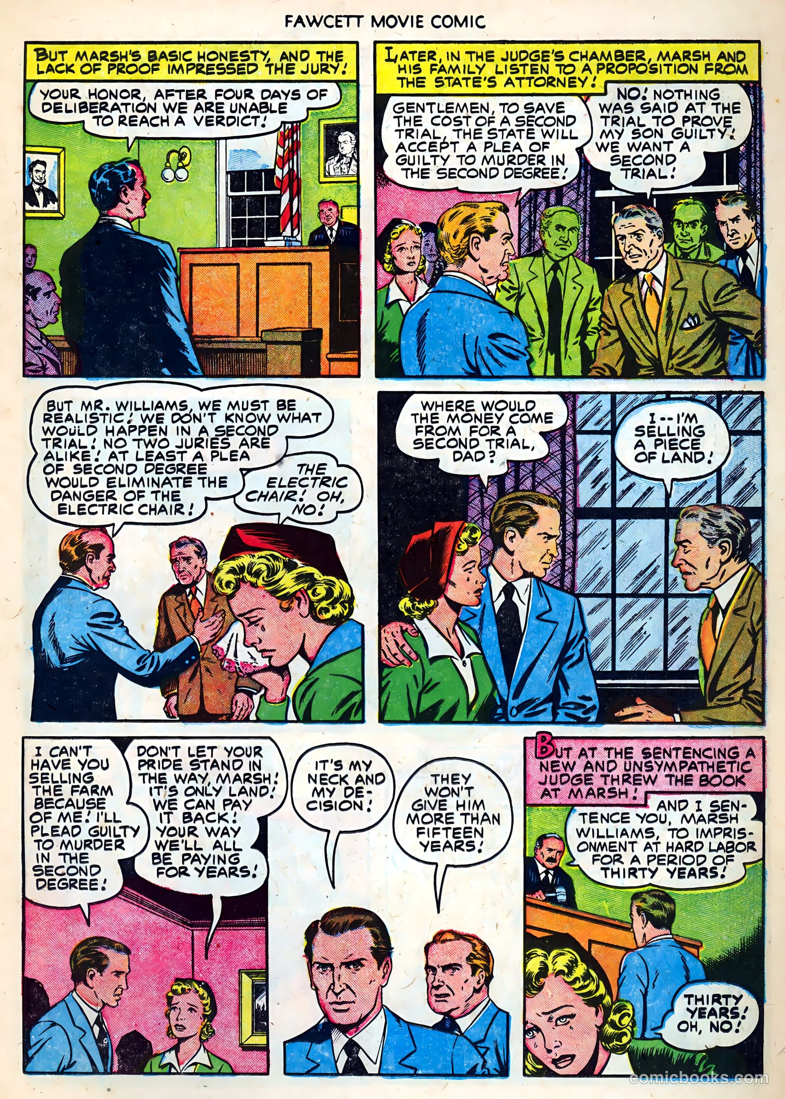 Fawcett Movie Comic #19 (1952) — page 15 of 36