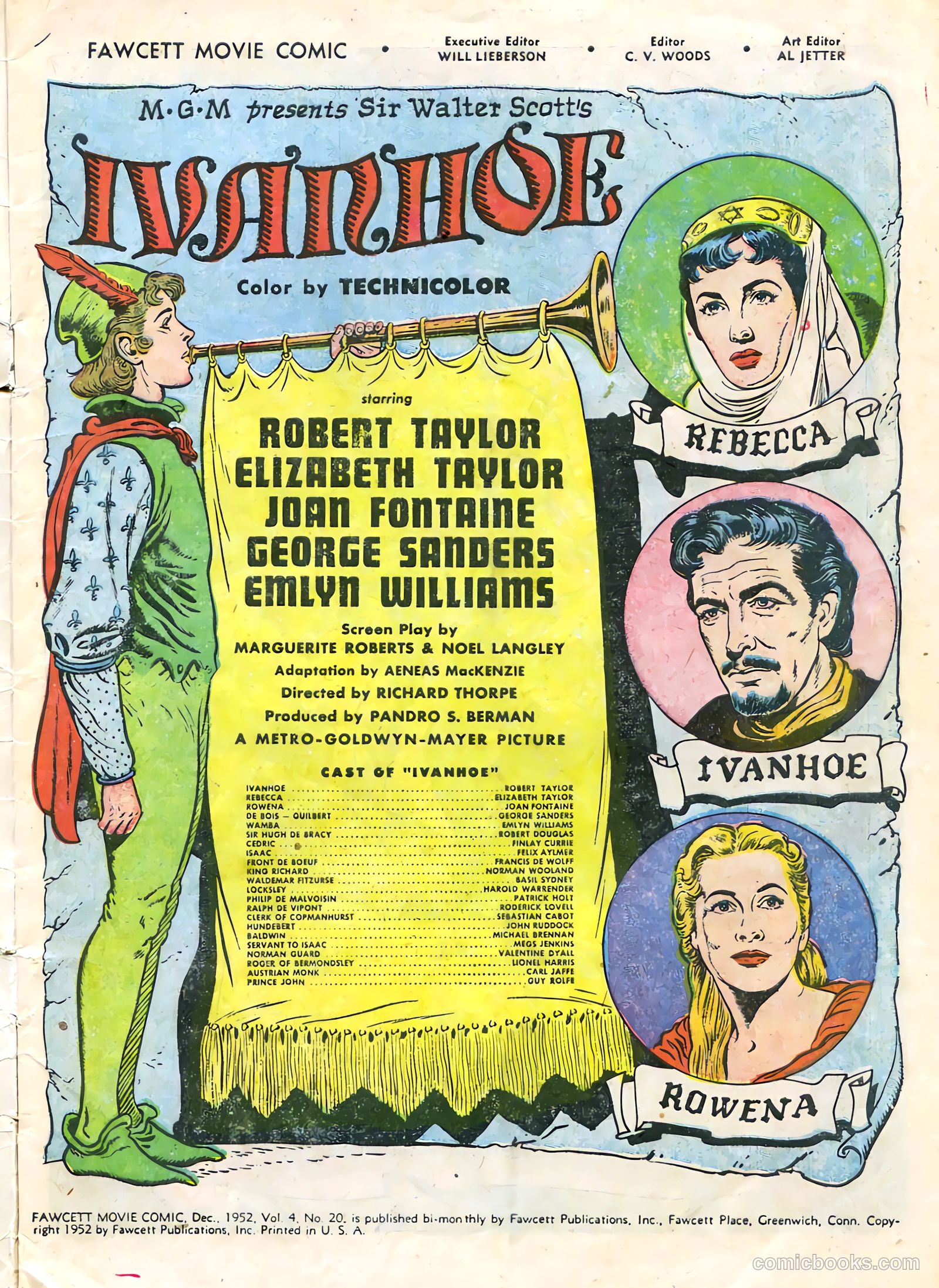 Fawcett Movie Comic #20 (1952) — page 3 of 36