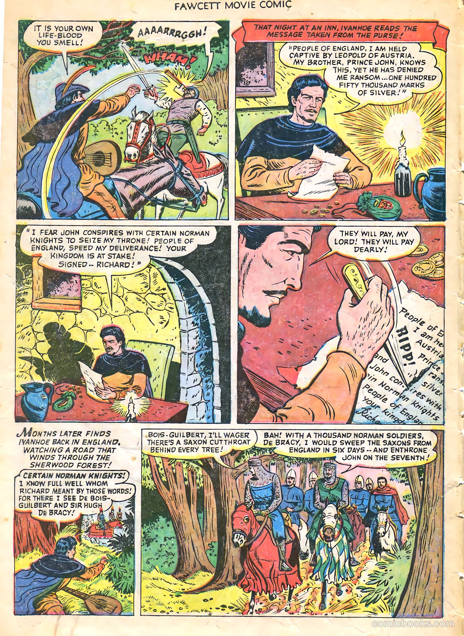 Fawcett Movie Comic #20 (1952) — page 6 of 36