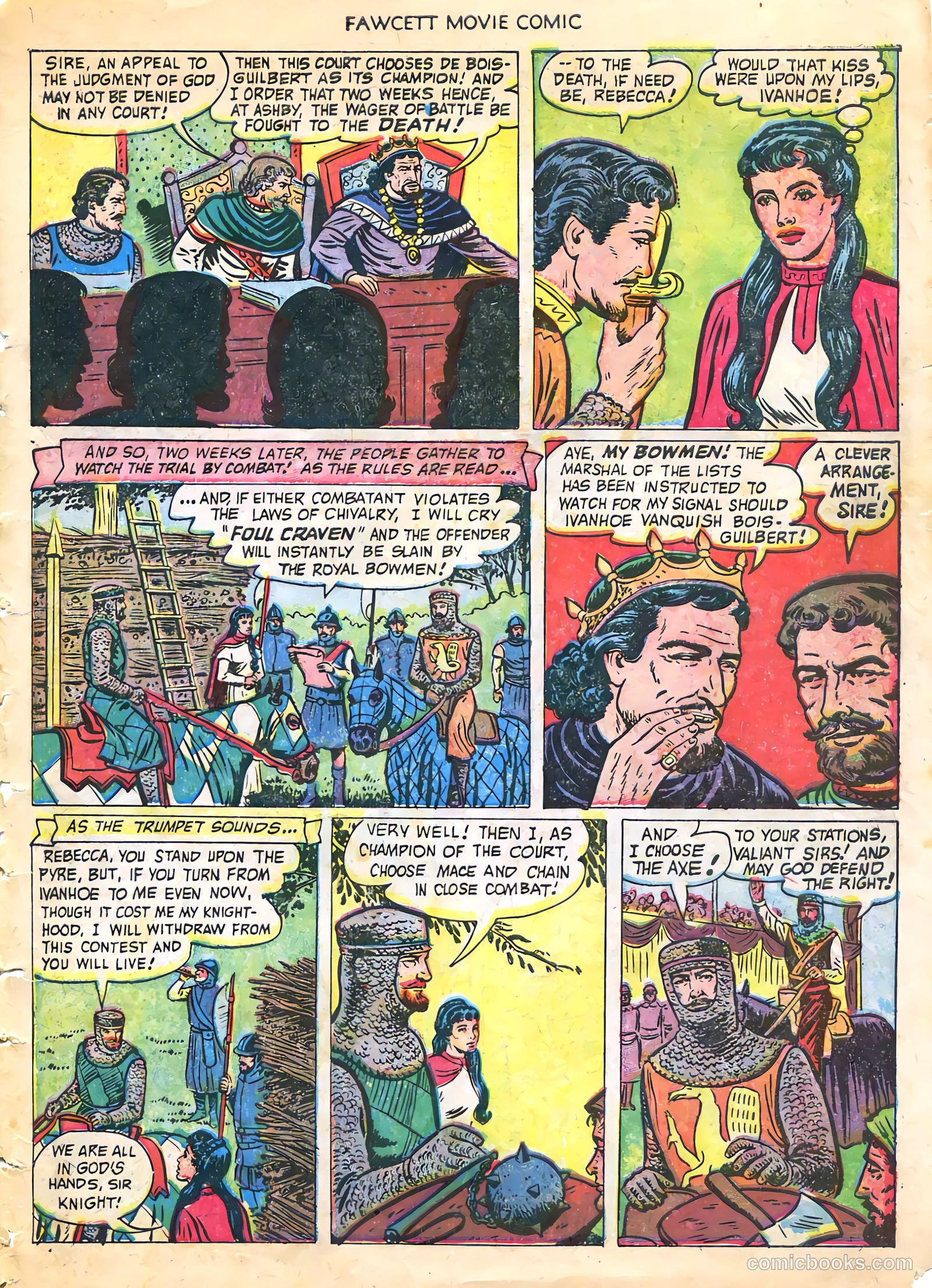 Fawcett Movie Comic #20 (1952) — page 31 of 36