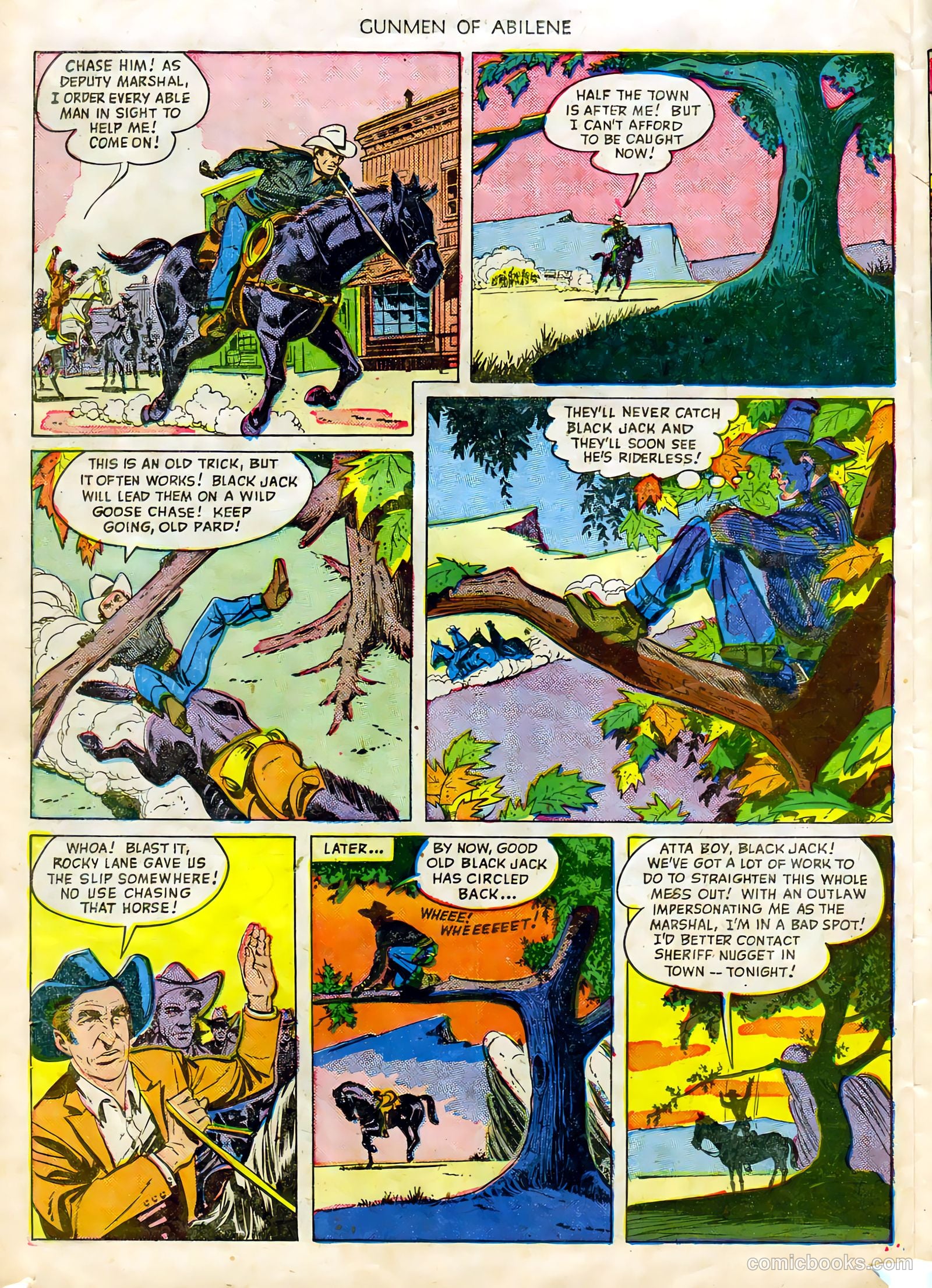 Fawcett Movie Comic #7 (1950) — page 22 of 36