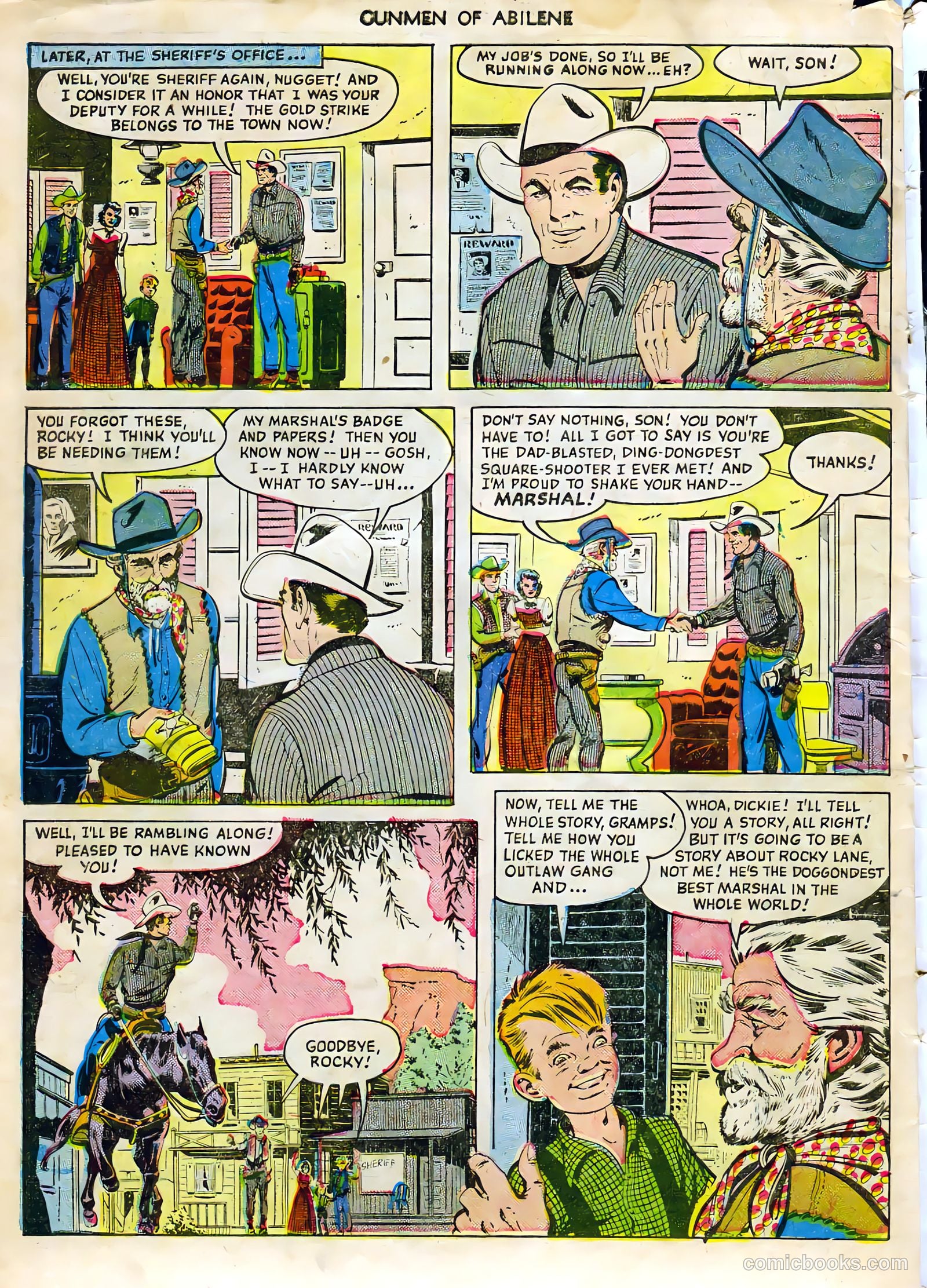 Fawcett Movie Comic #7 (1950) — page 34 of 36