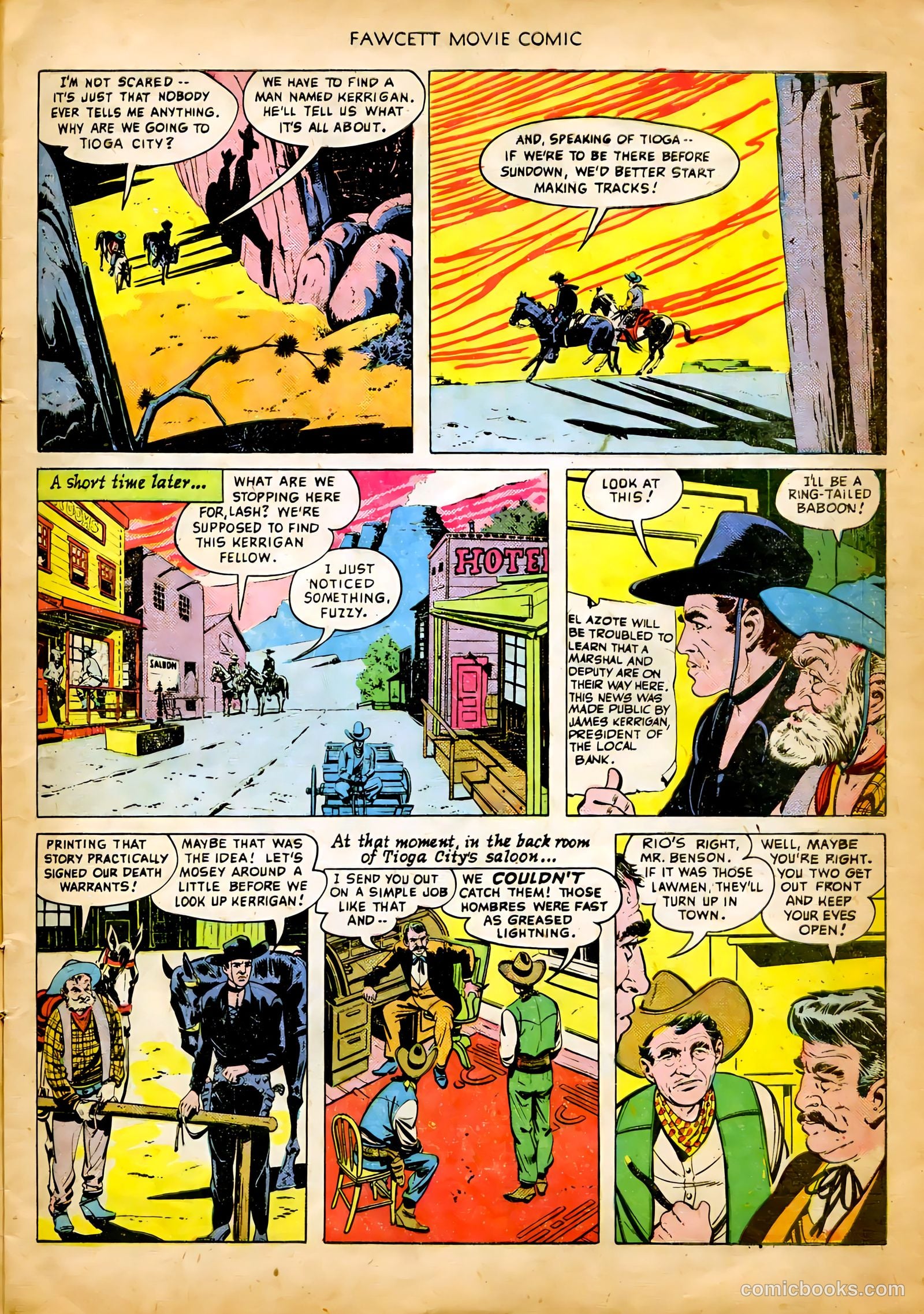 Fawcett Movie Comic #8 (1950) — page 9 of 36