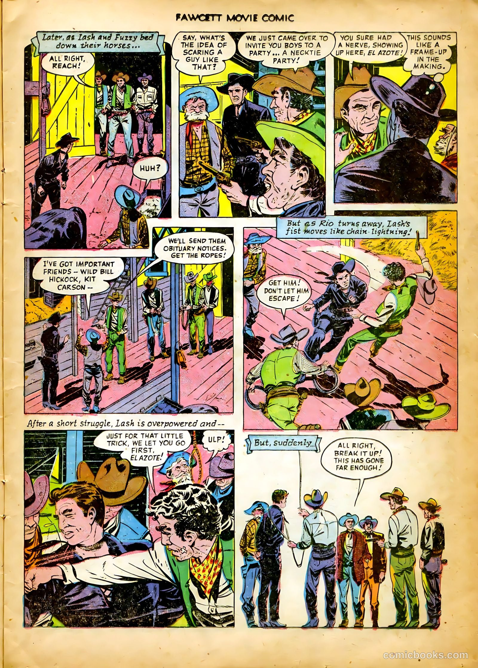 Fawcett Movie Comic #8 (1950) — page 13 of 36