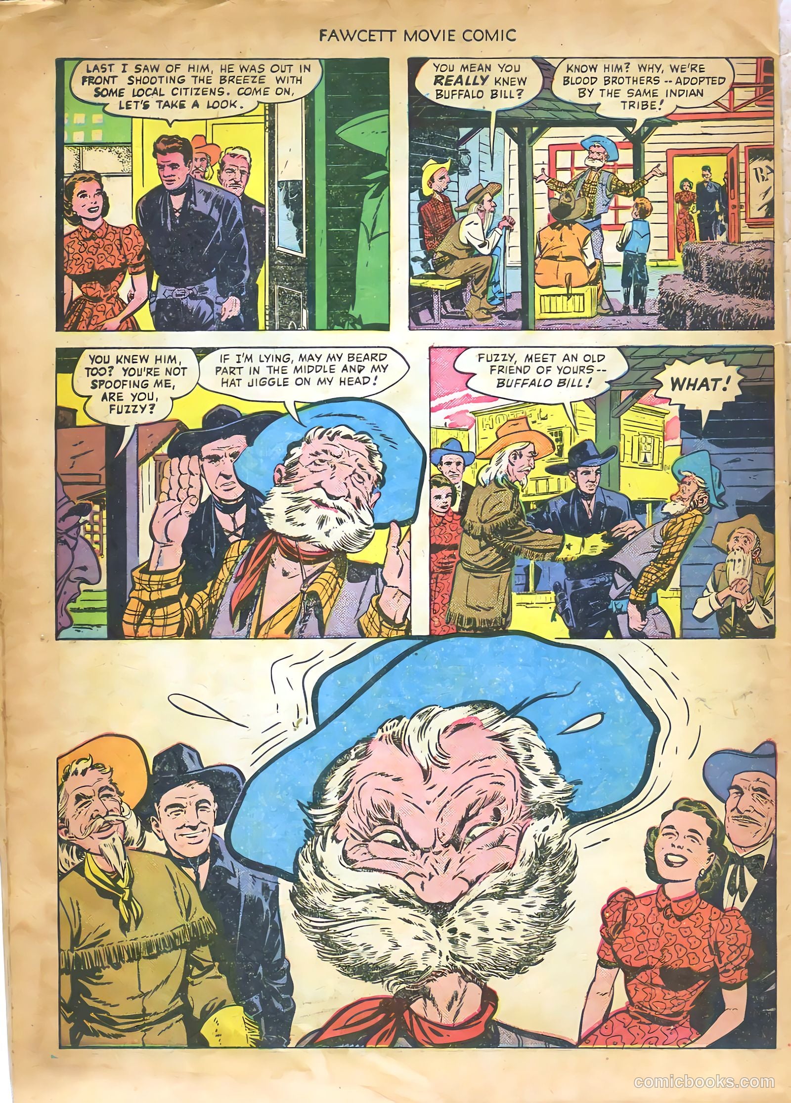 Fawcett Movie Comic #8 (1950) — page 34 of 36