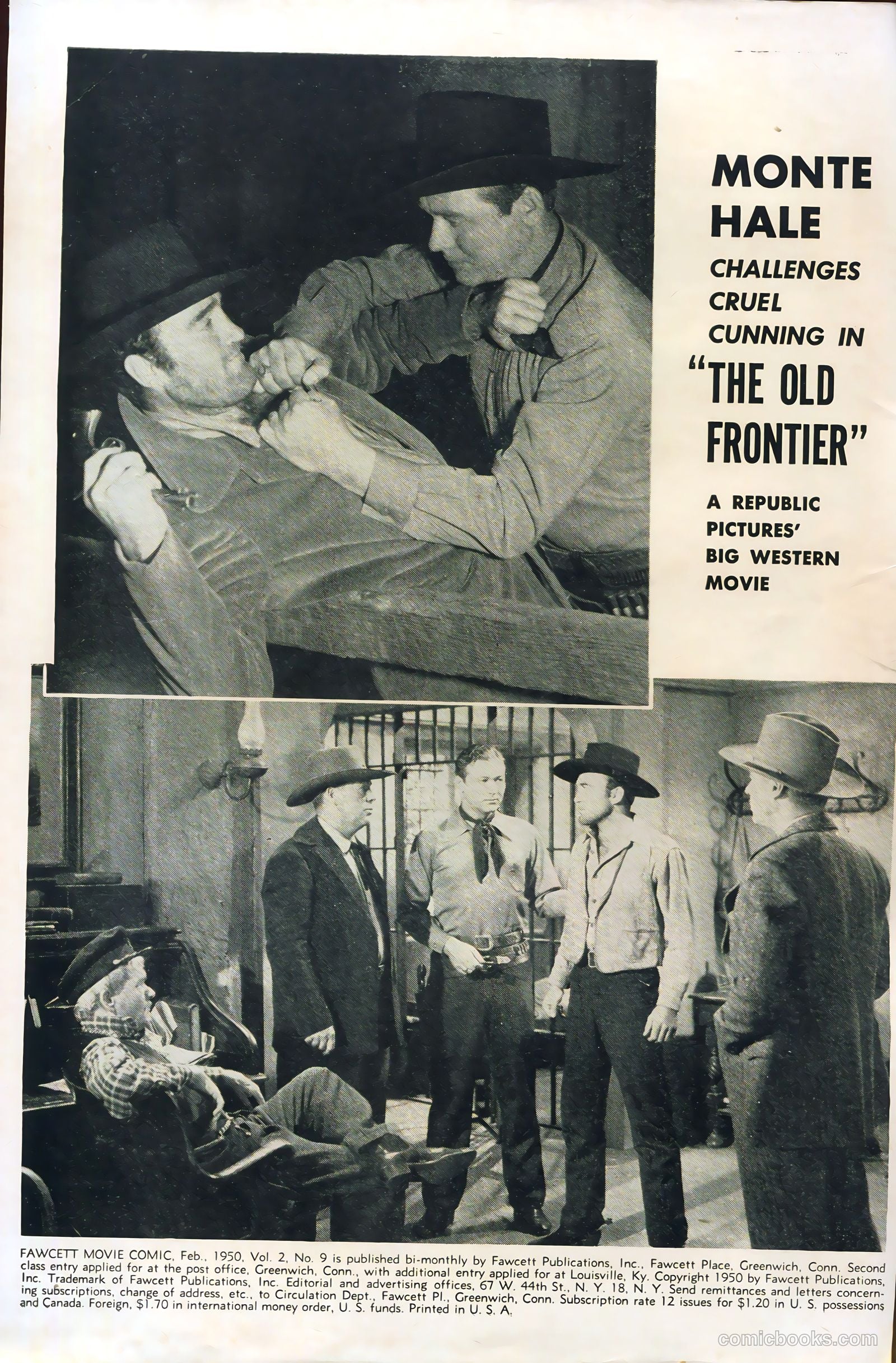 Fawcett Movie Comic #9 (1951) — page 2 of 36