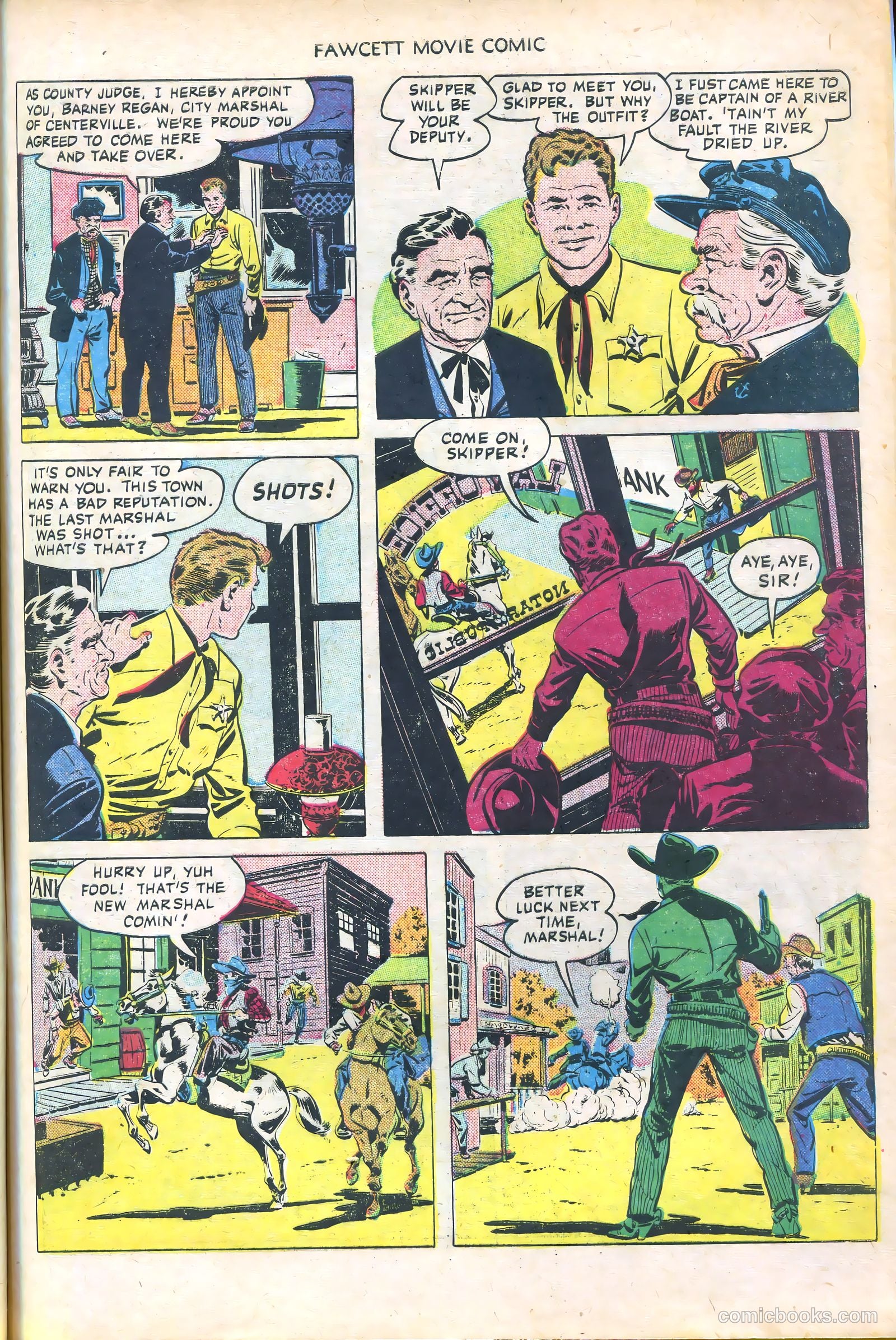 Fawcett Movie Comic #9 (1951) — page 5 of 36