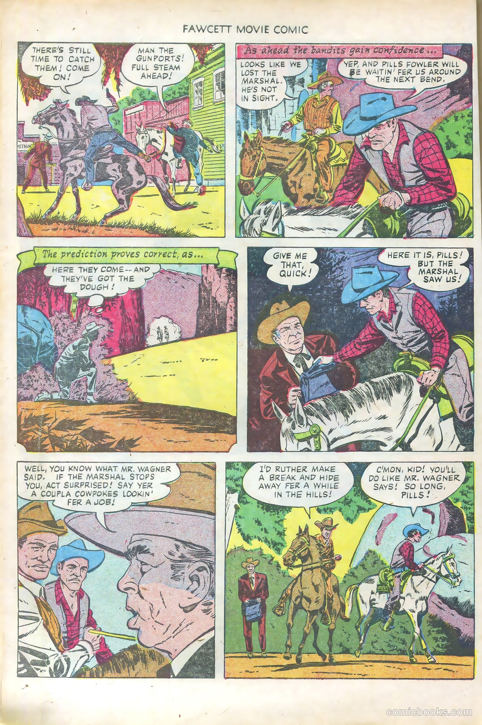 Fawcett Movie Comic #9 (1951) — page 6 of 36