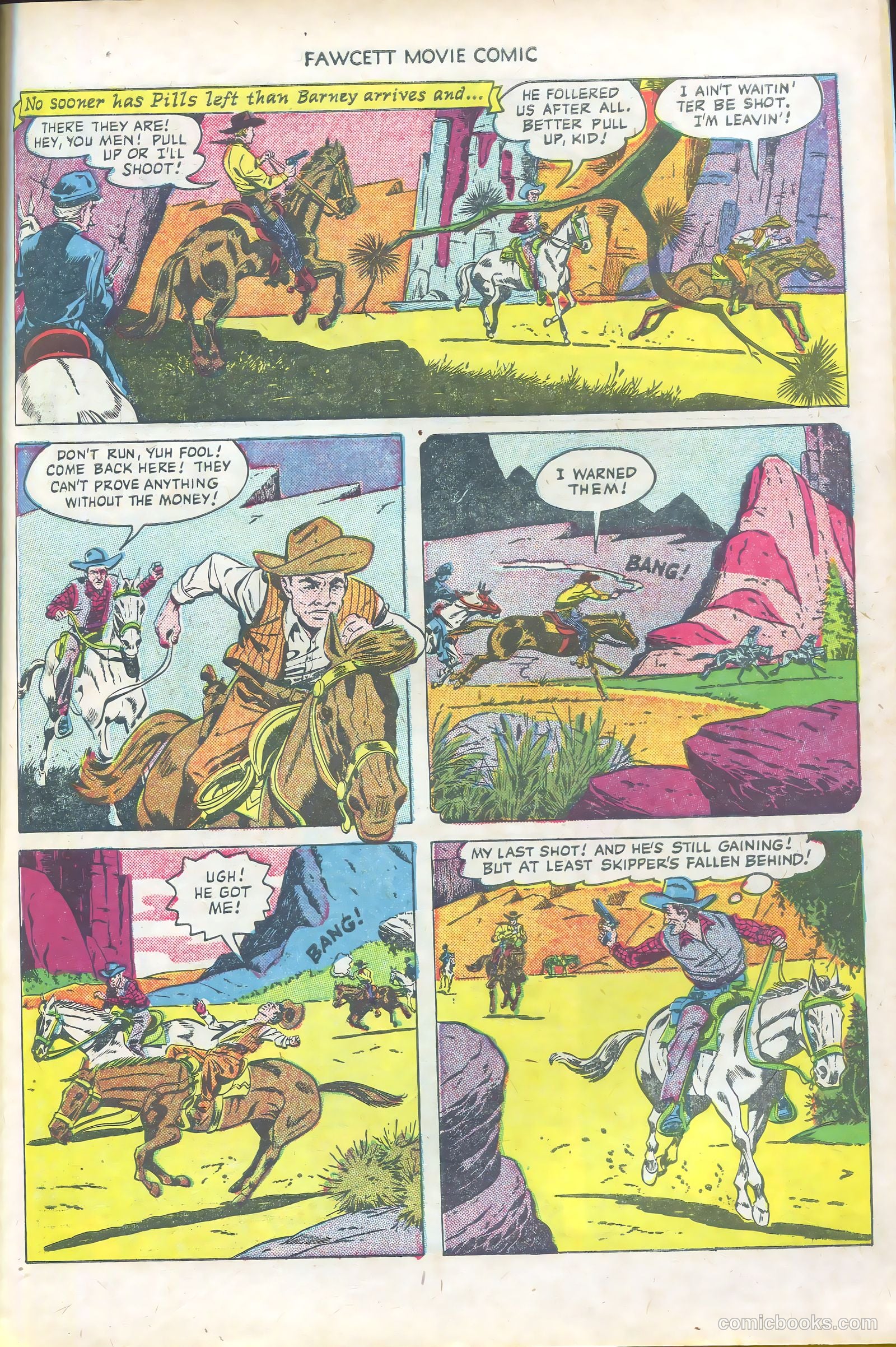 Fawcett Movie Comic #9 (1951) — page 7 of 36