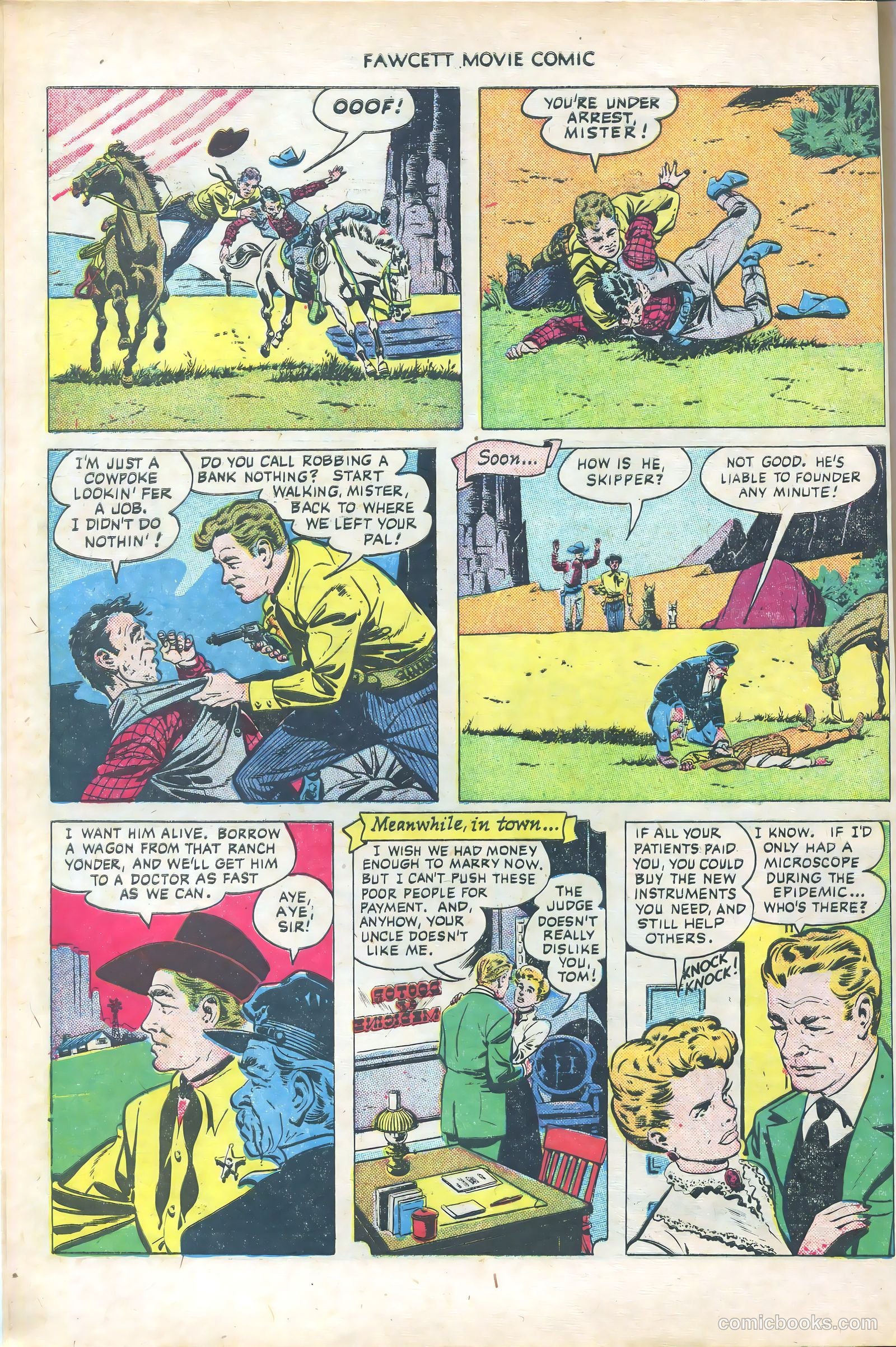 Fawcett Movie Comic #9 (1951) — page 8 of 36